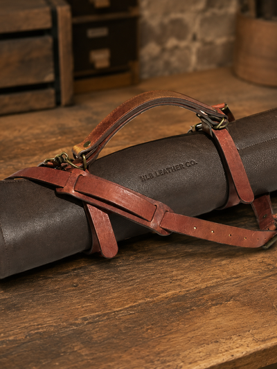 Witloft Handcrafted Leather Knife Roll — 9 Compartments