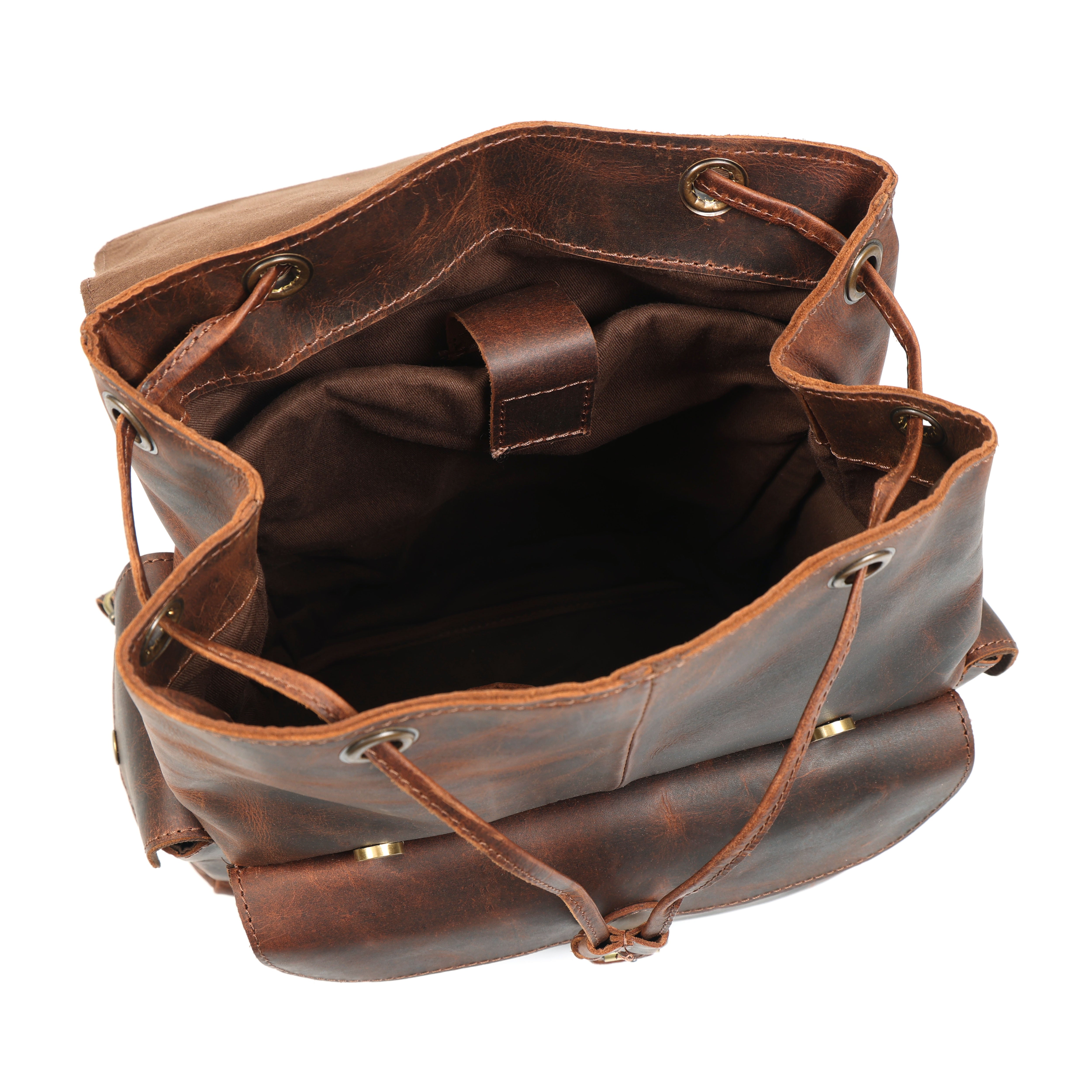 Emerson Buffalo Leather Backpack