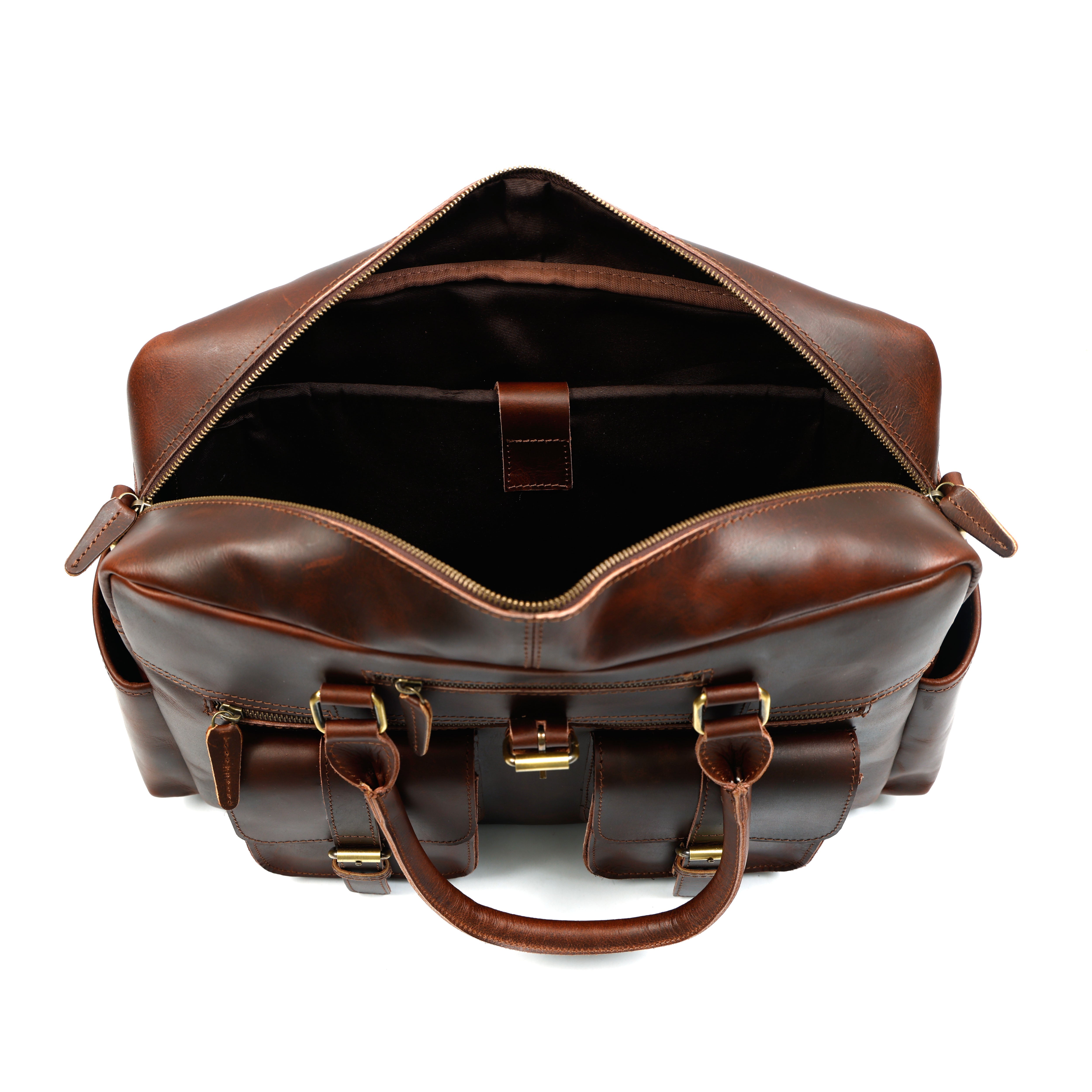 Haven Buffalo Leather Briefcase