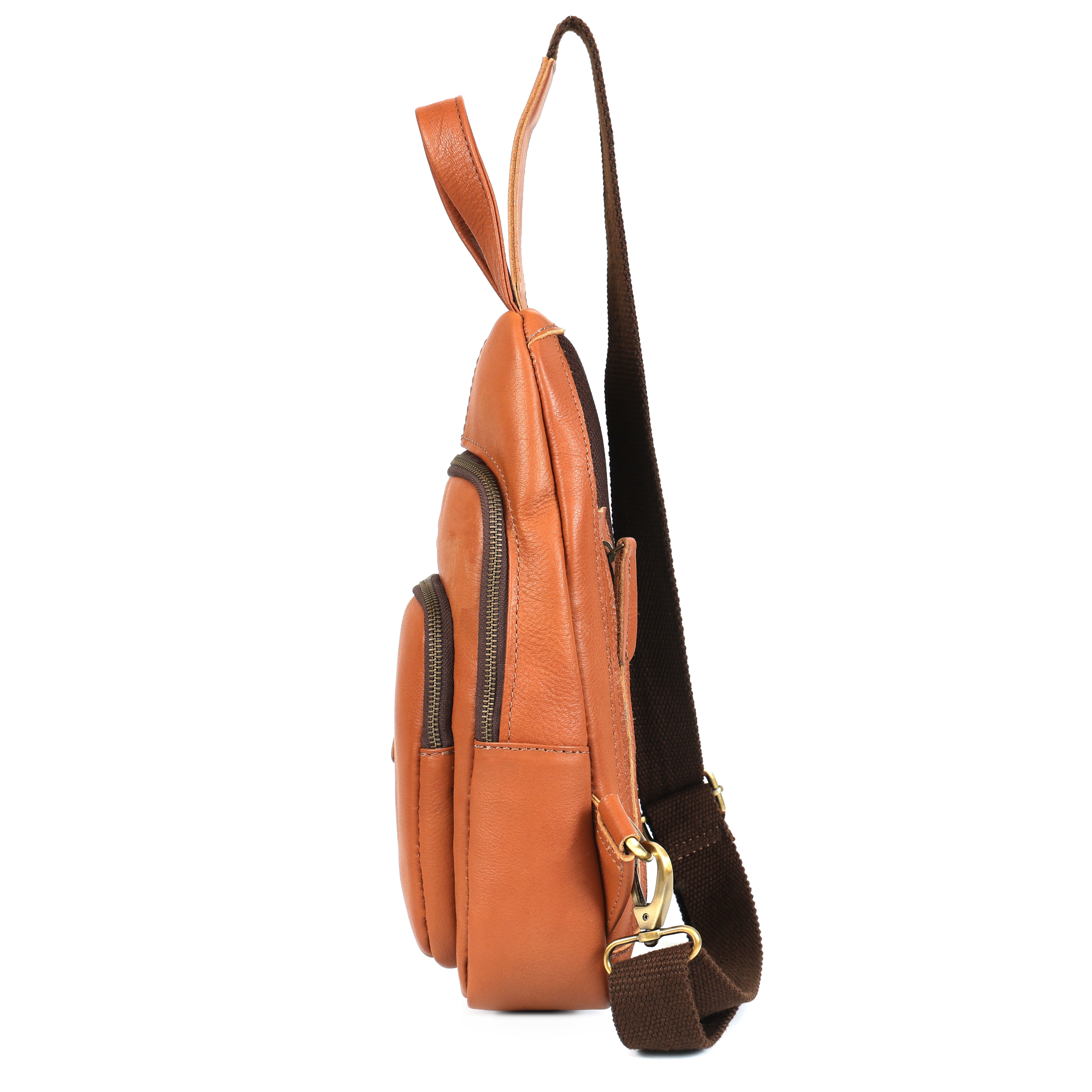 Terran Buffalo Leather Sling Bag