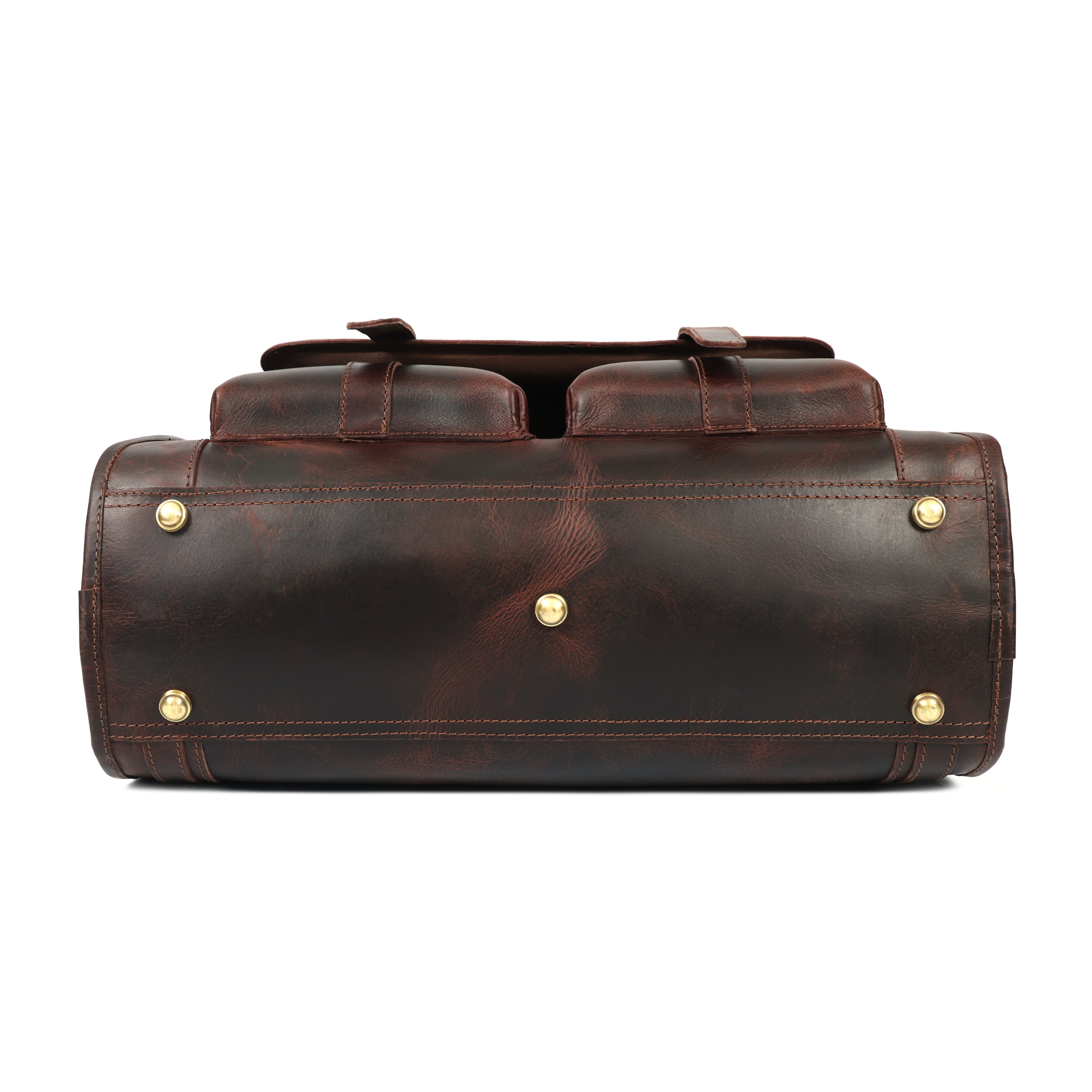 Bear Buffalo Leather Briefcase