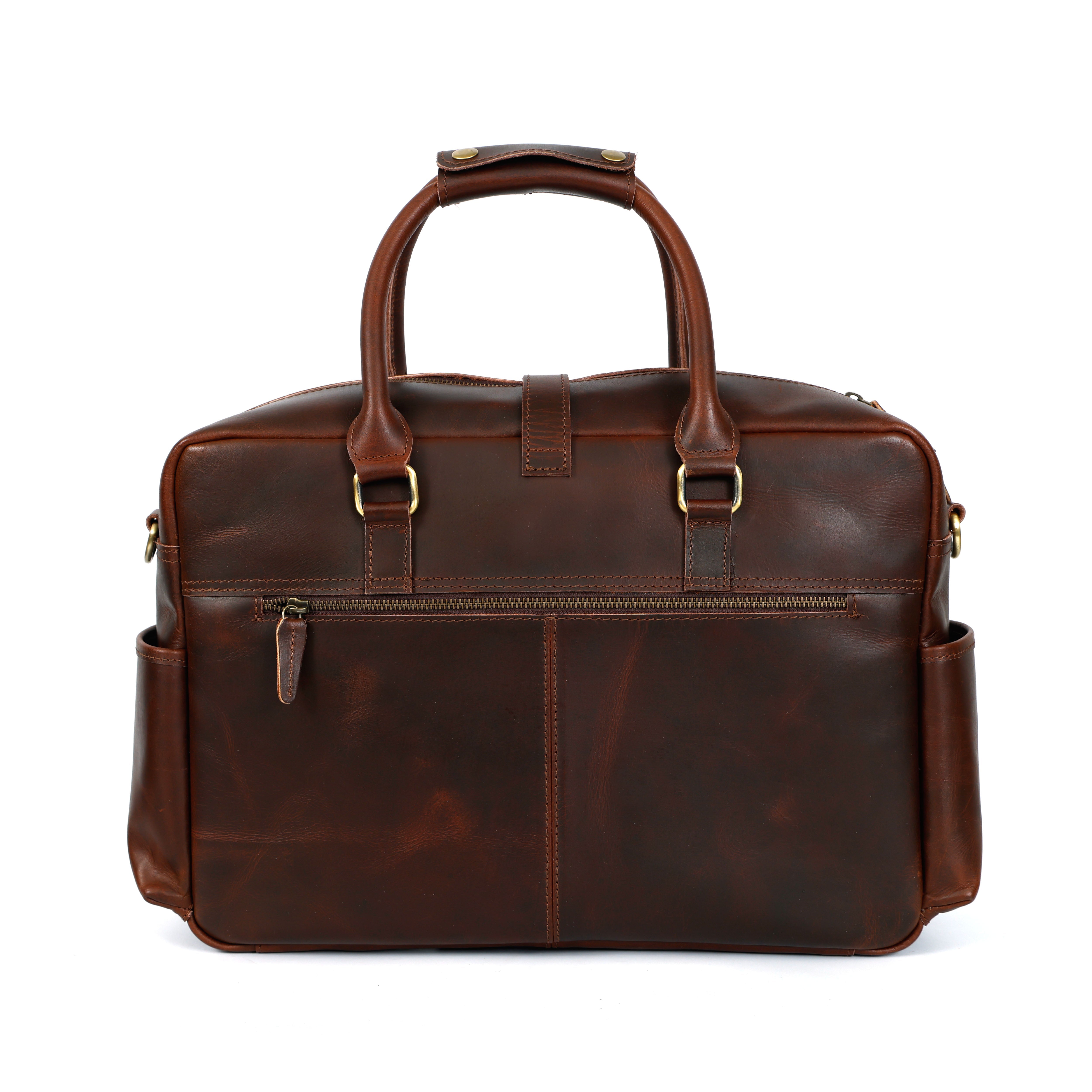 Haven Buffalo Leather Briefcase