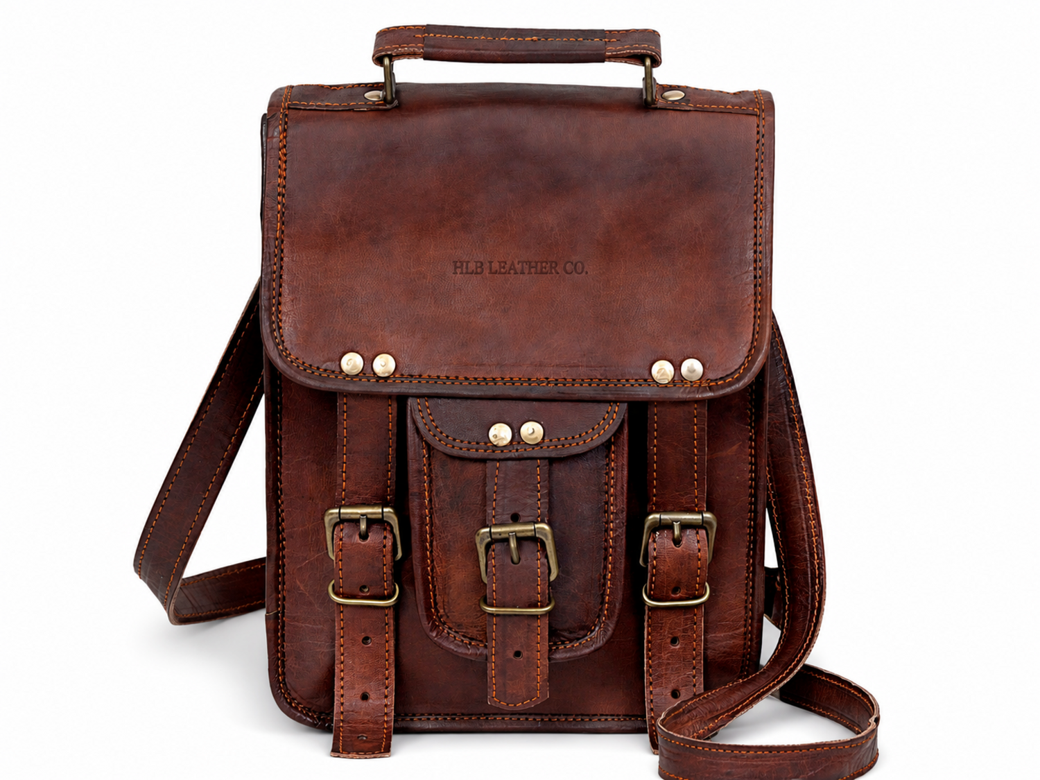 Windsor Vintage Goat Leather Crossbody Bag – Tablet & Everyday Shoulder Bag
