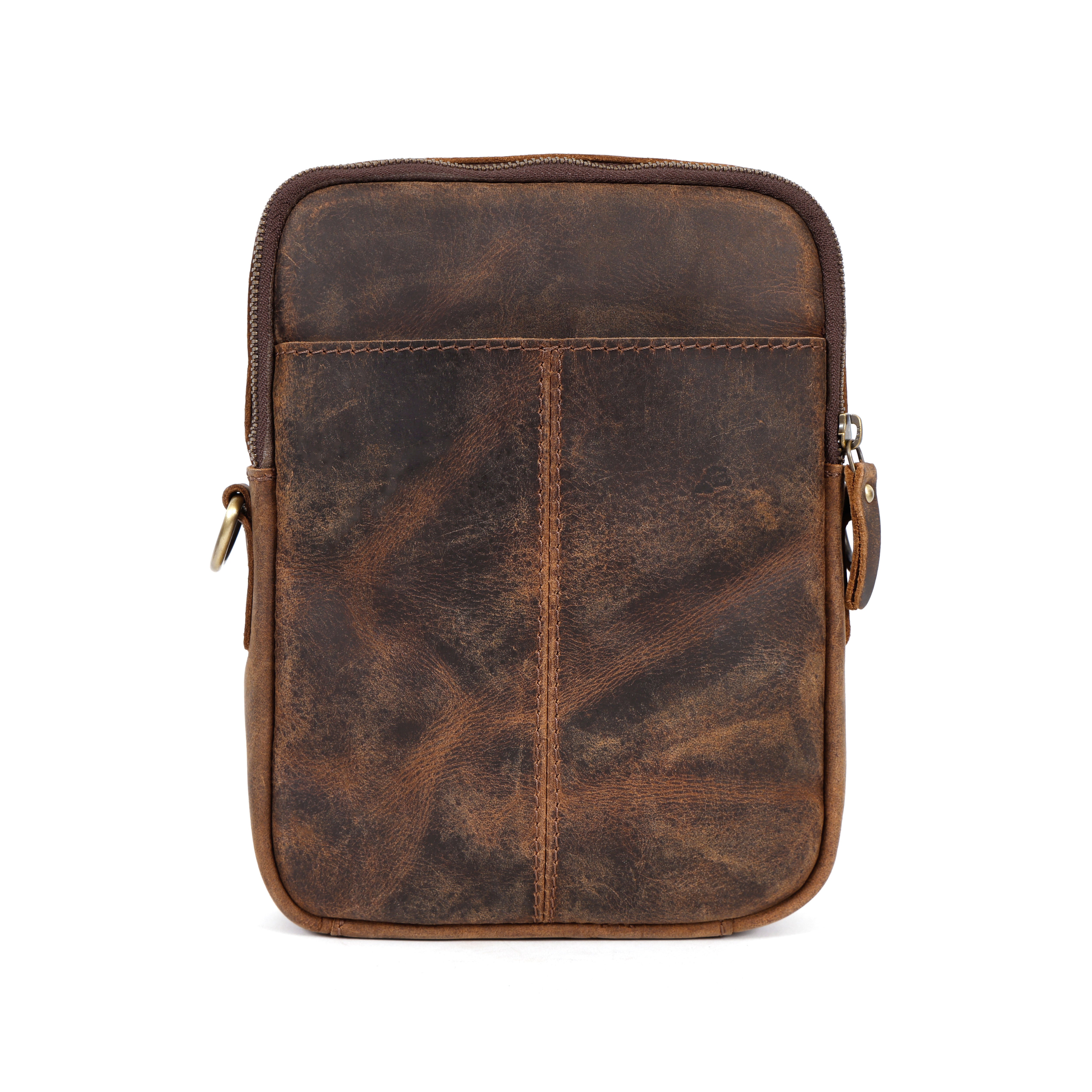 Cali Buffalo Leather Crossbody Bag