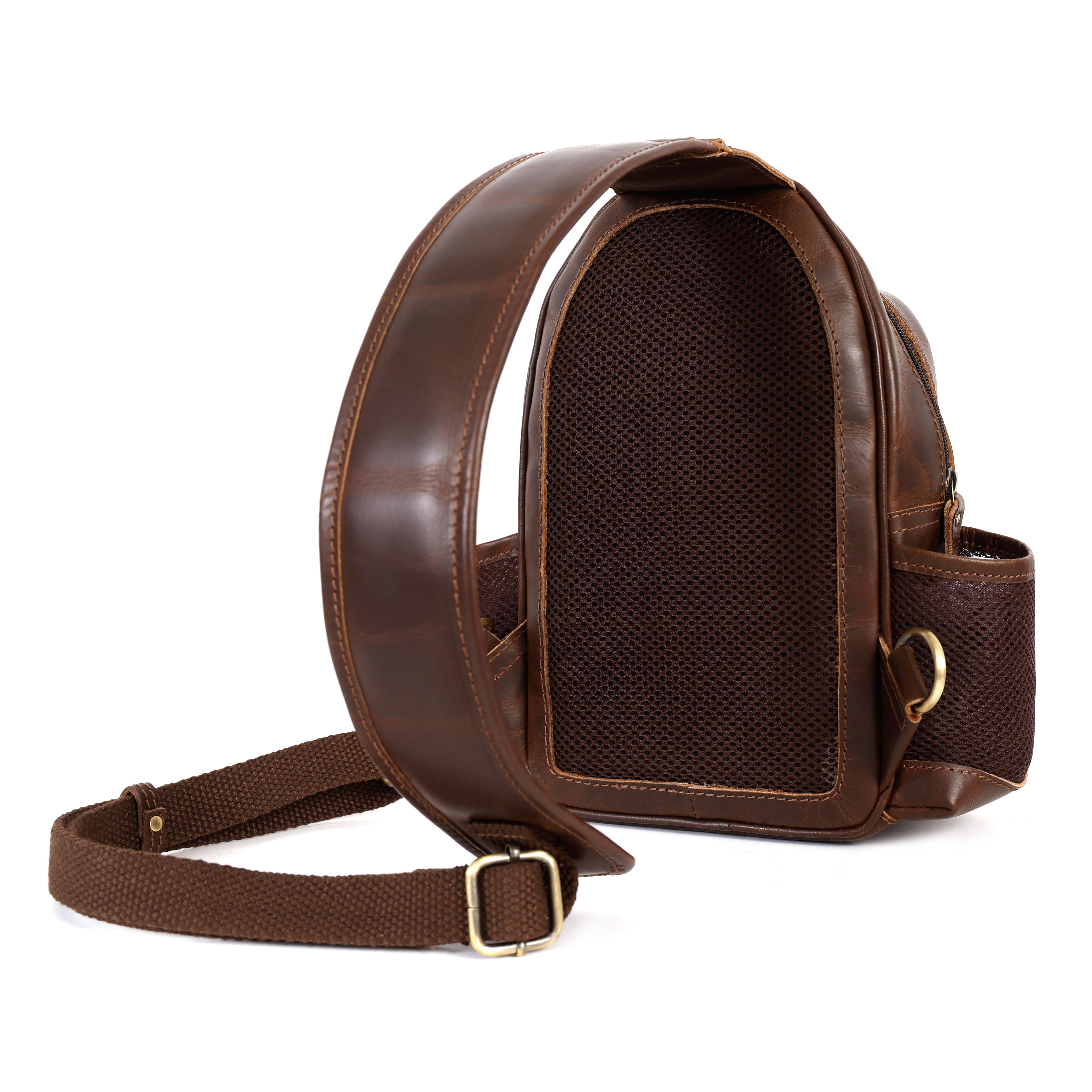 Hudson Voyager Buffalo Leather Sling Bag