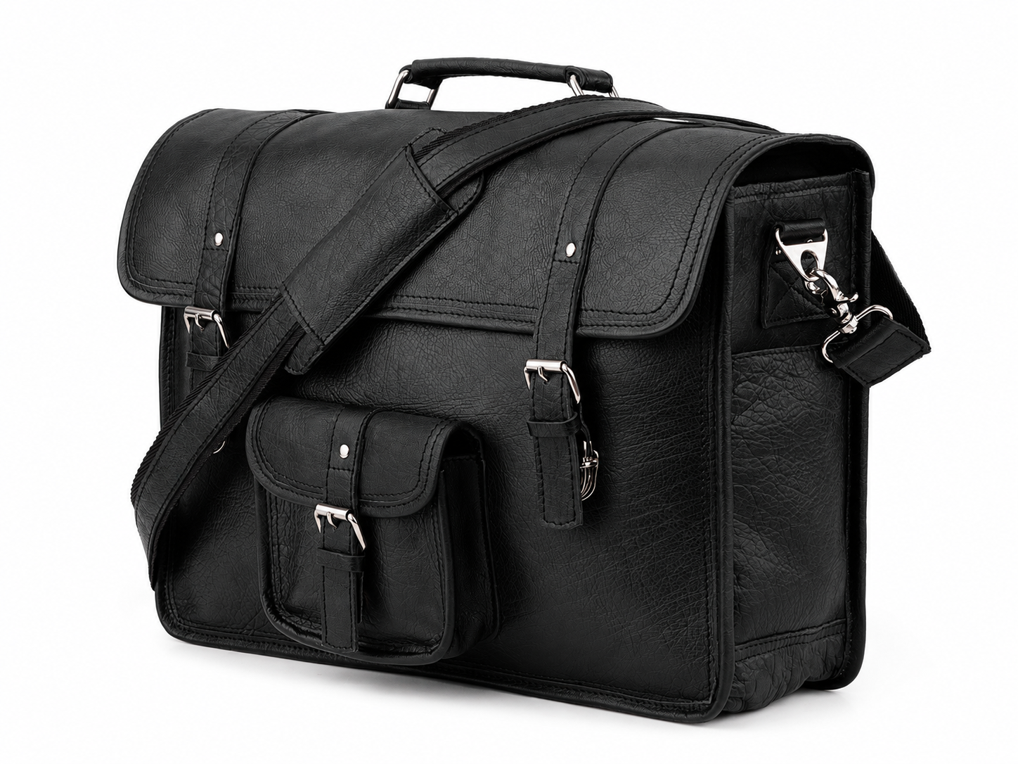 Pilot Black Leather Briefcase