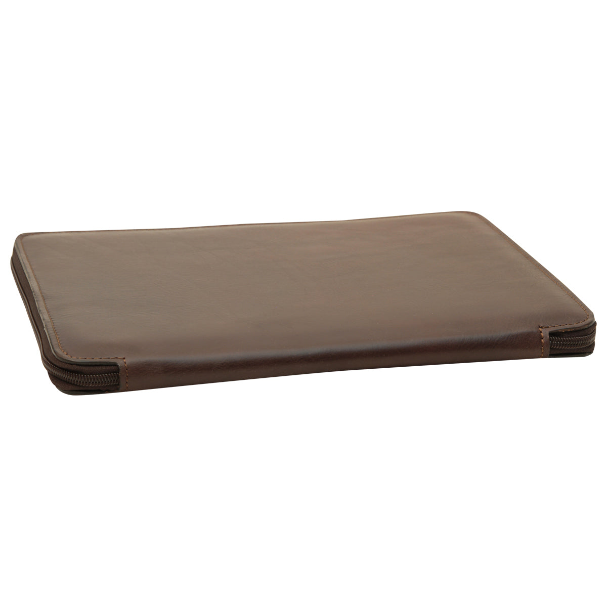 Dark Brown Cowhide Leather Portfolio – Handmade Italian Business Folio