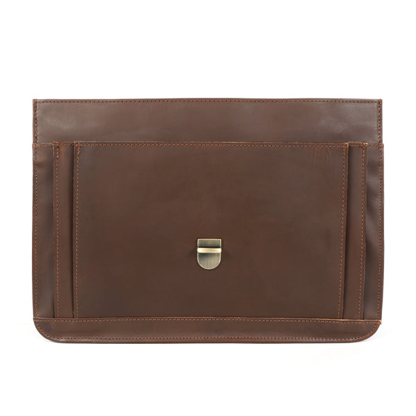 Bennett Men's Buffalo Leather Messenger Bag – Vintage Work Satchel