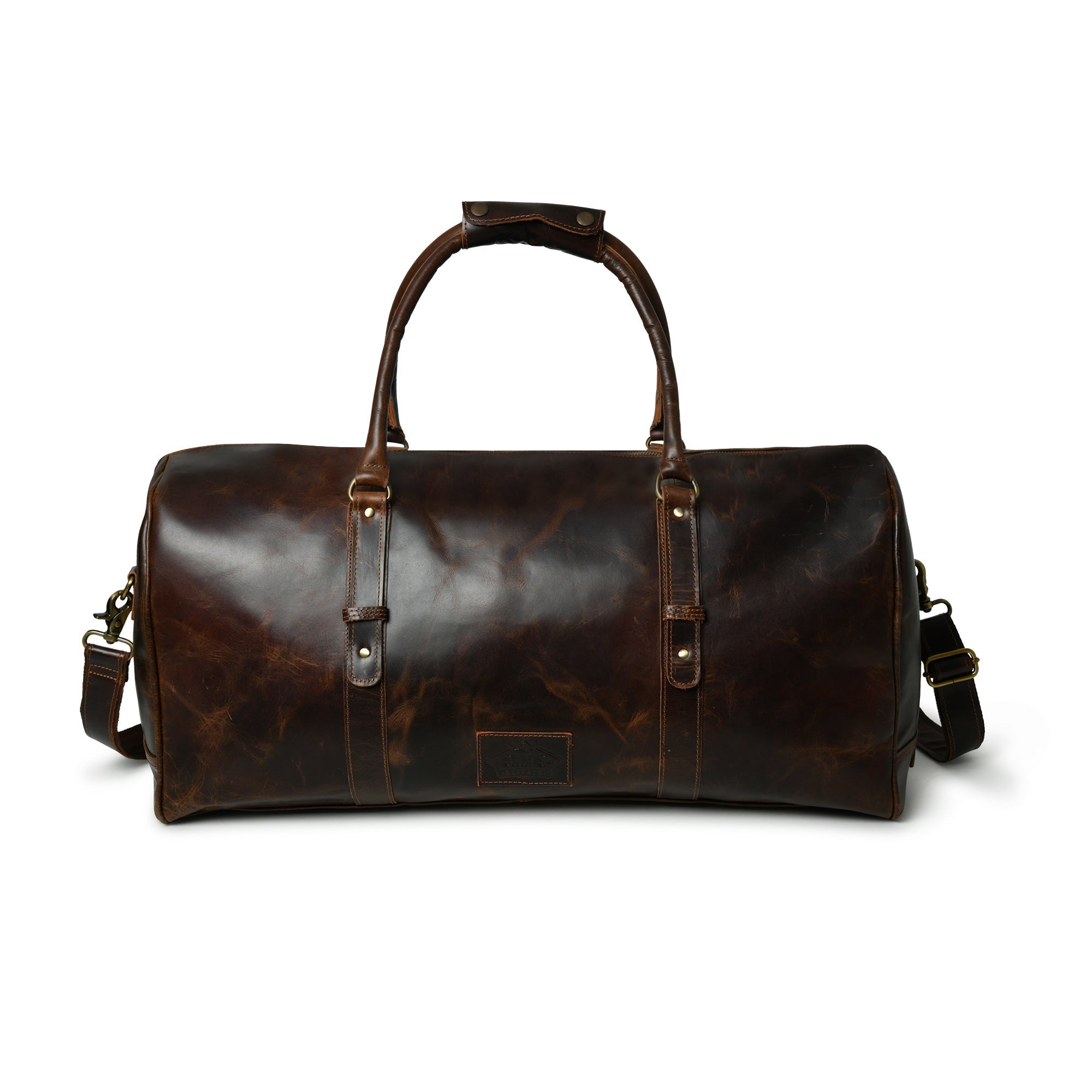Bistre Wink Leather Duffle Bag