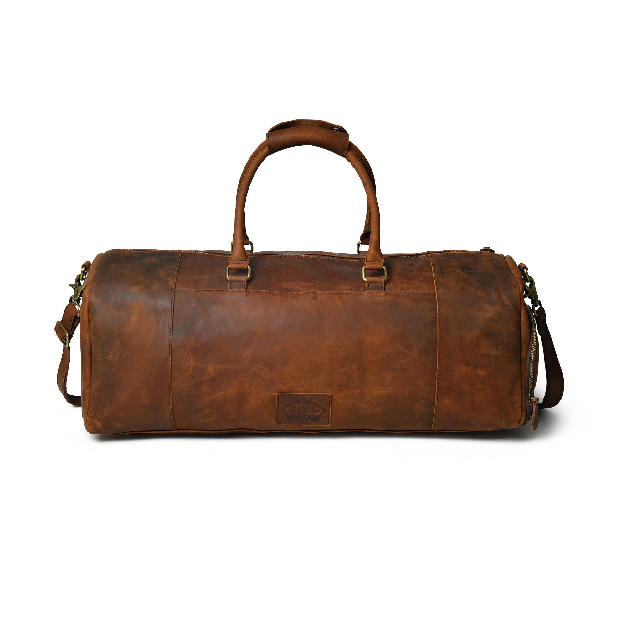 Buffalo Leather Duffel Bag - Myriad Seal