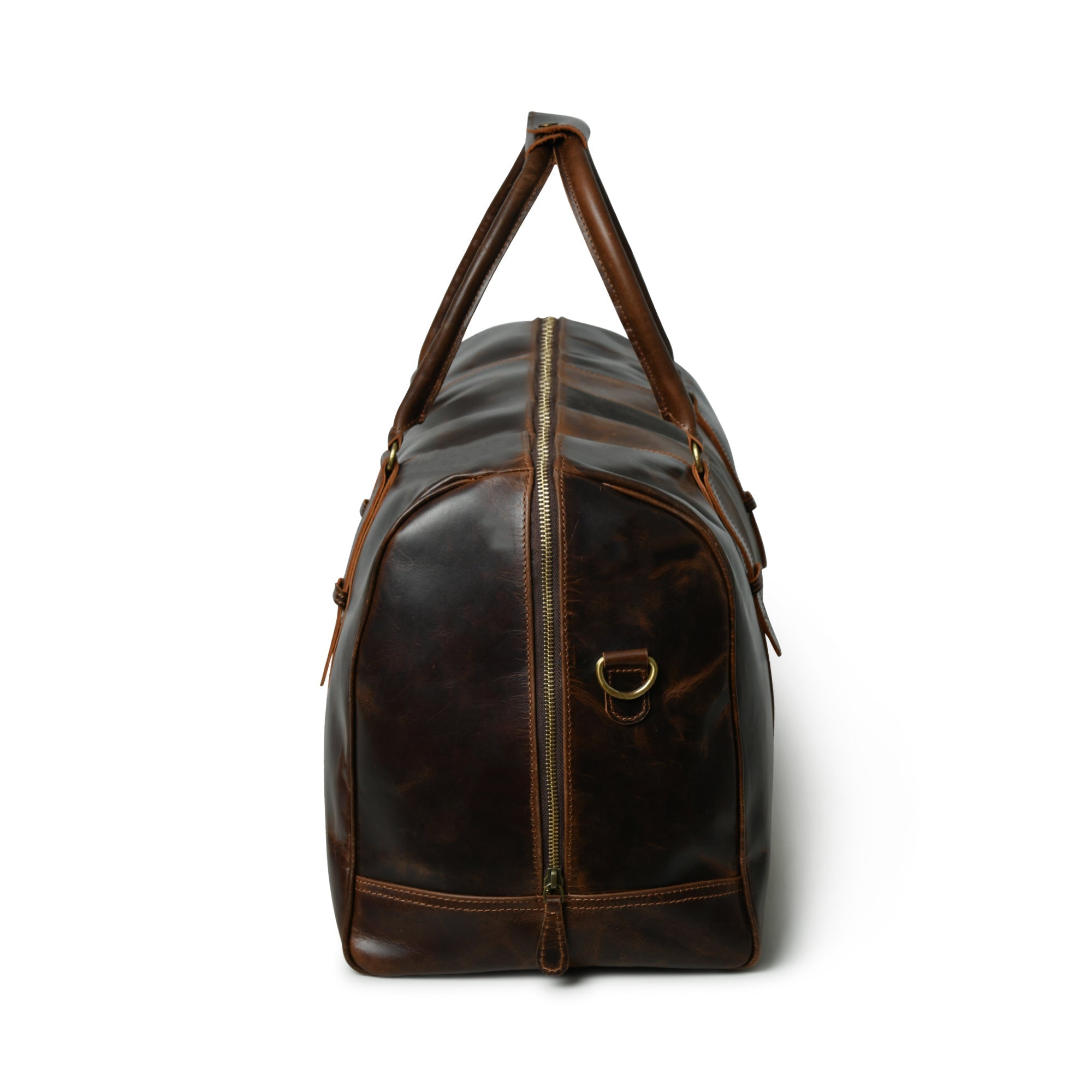 Bistre Wink Leather Duffle Bag
