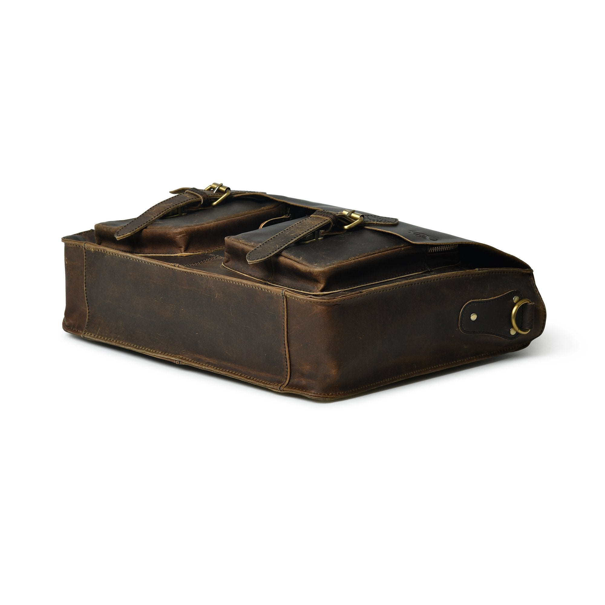 Vintage Buffalo Leather Briefcase