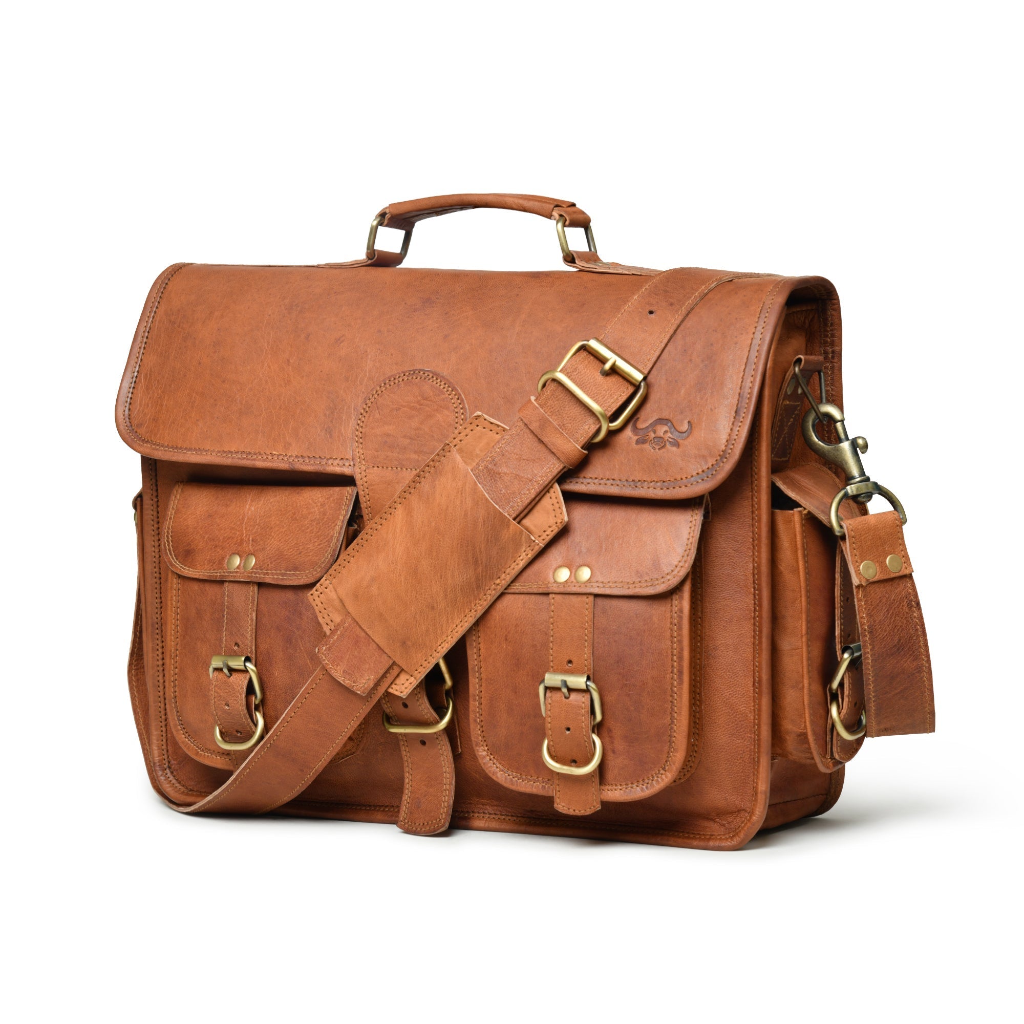 Top Grain Leather Briefcase Bag