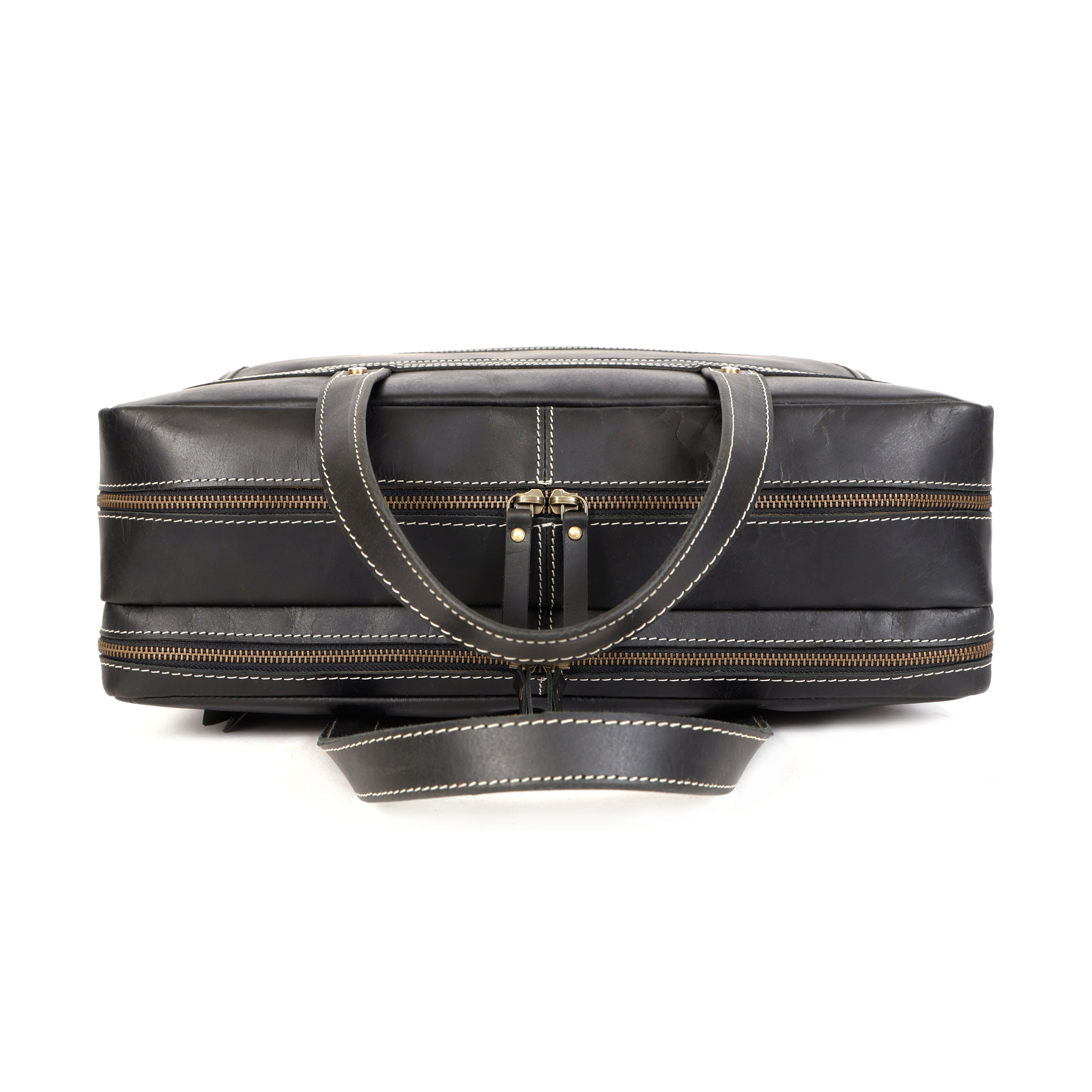 Dylan Black Leather Briefcase