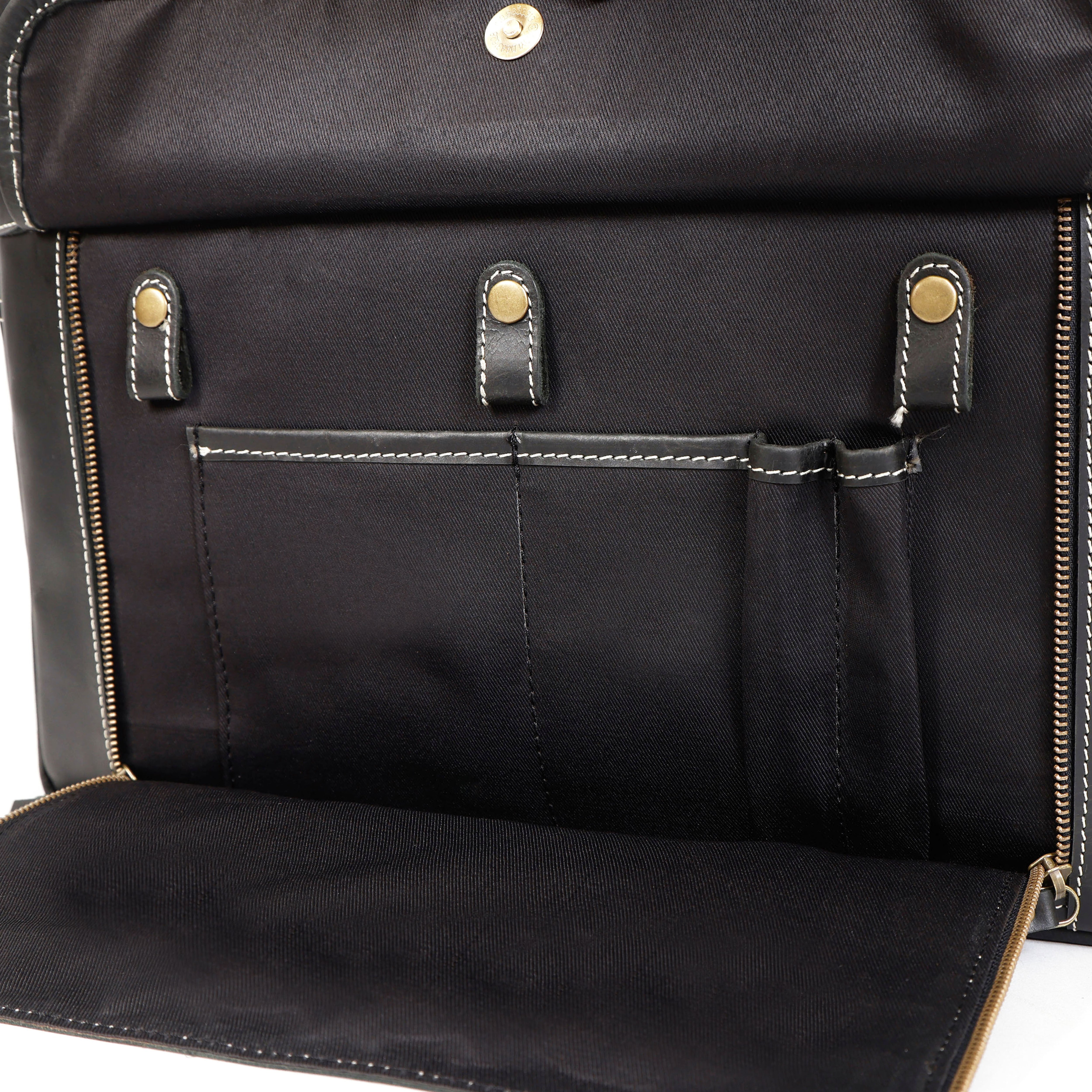 Dylan Black Leather Briefcase
