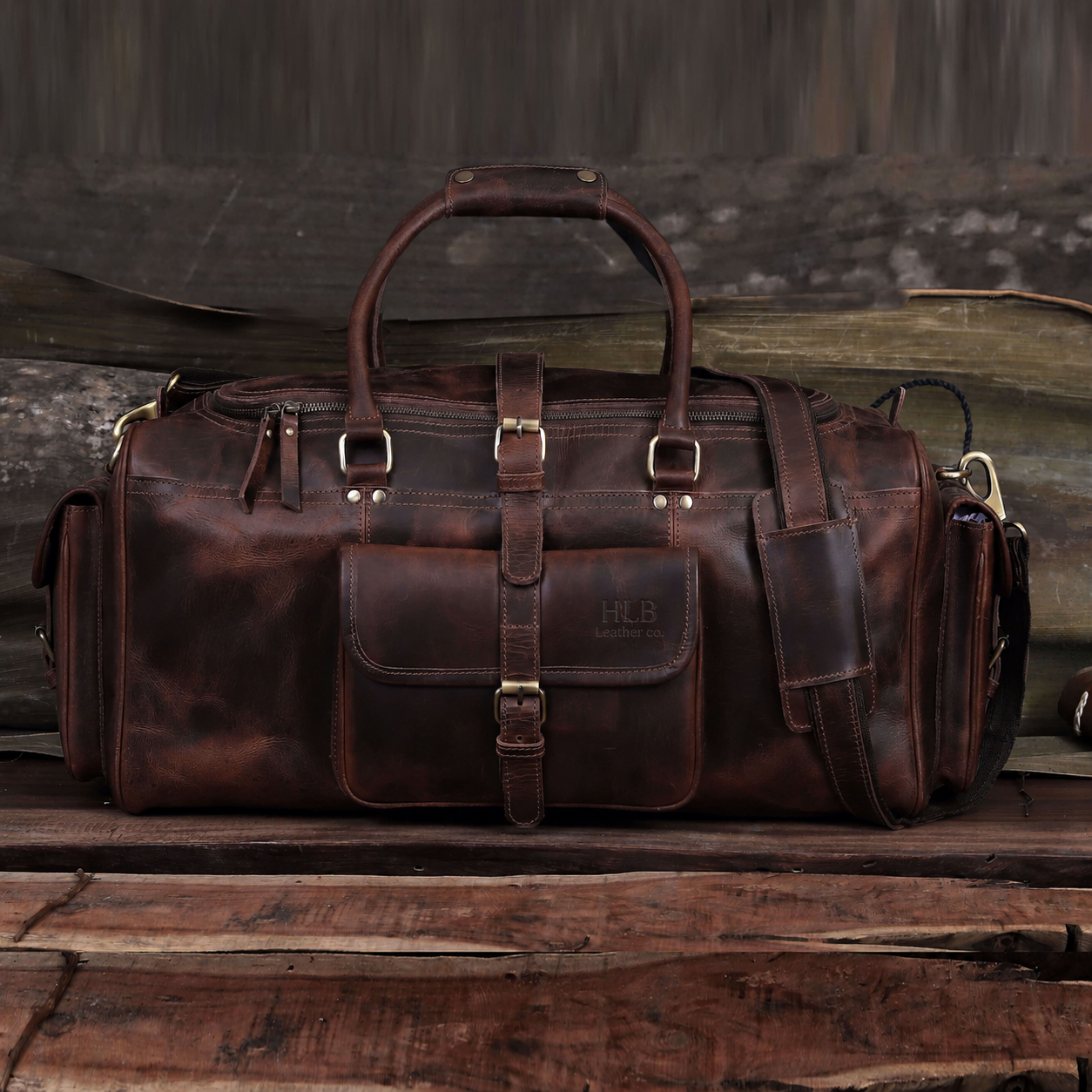 Roosevelt Buffalo Leather Duffle Bag