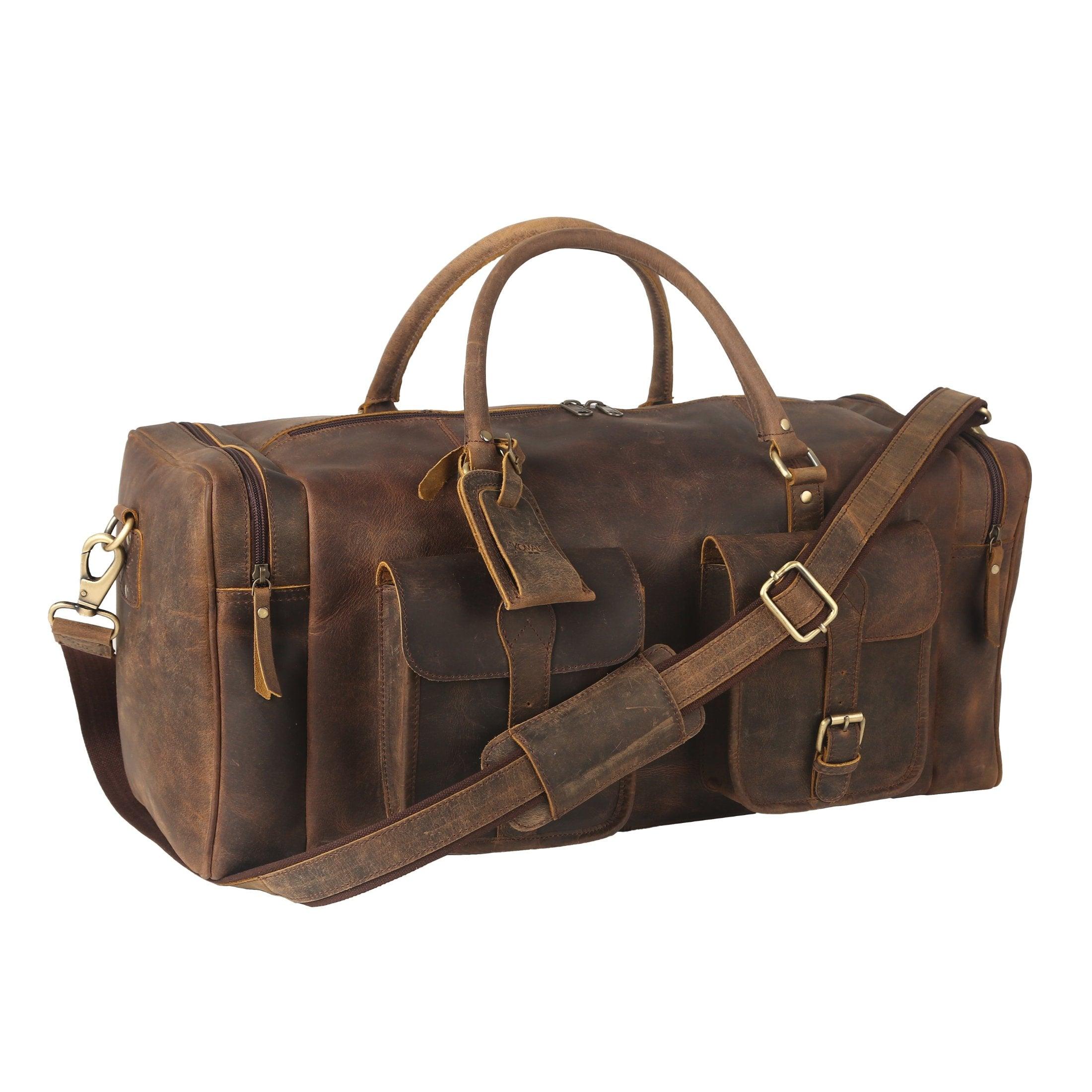 Handcrafted Leather Duffel Deluxe