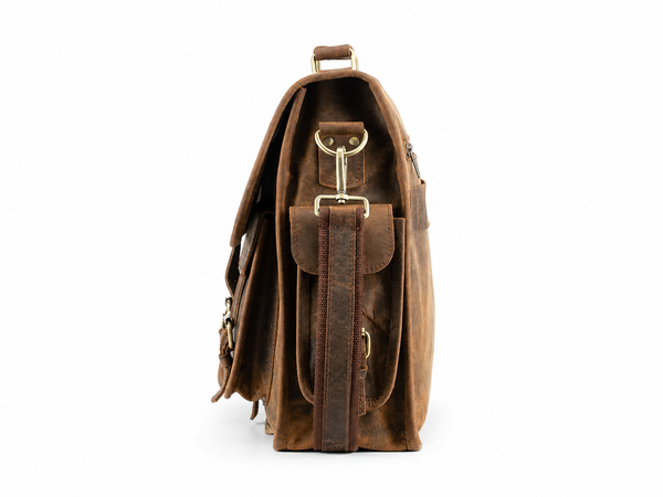 Brooks Buffalo Leather Messenger bag