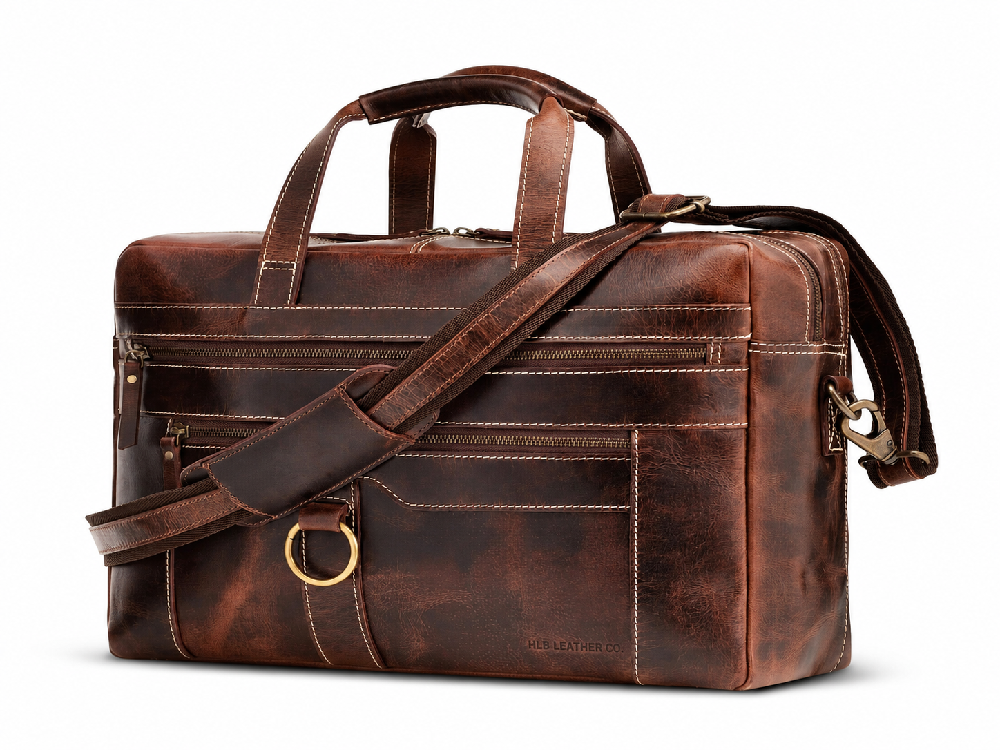 Jasper Buffalo Leather Briefcase