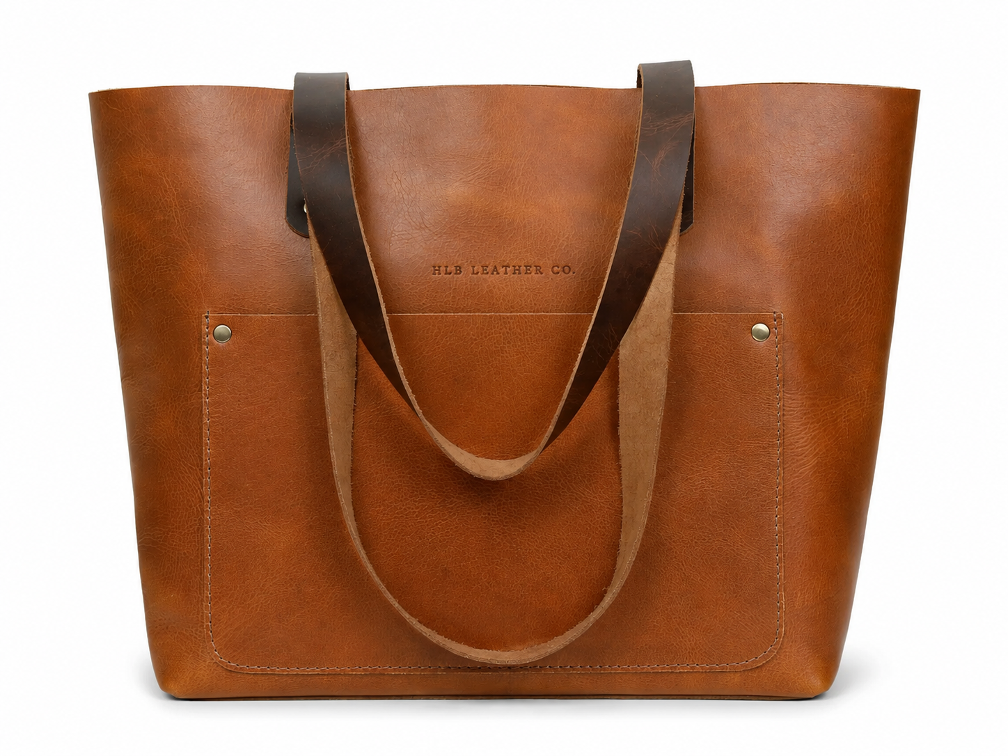 Tan Bella Buffalo Leather Tote Bag