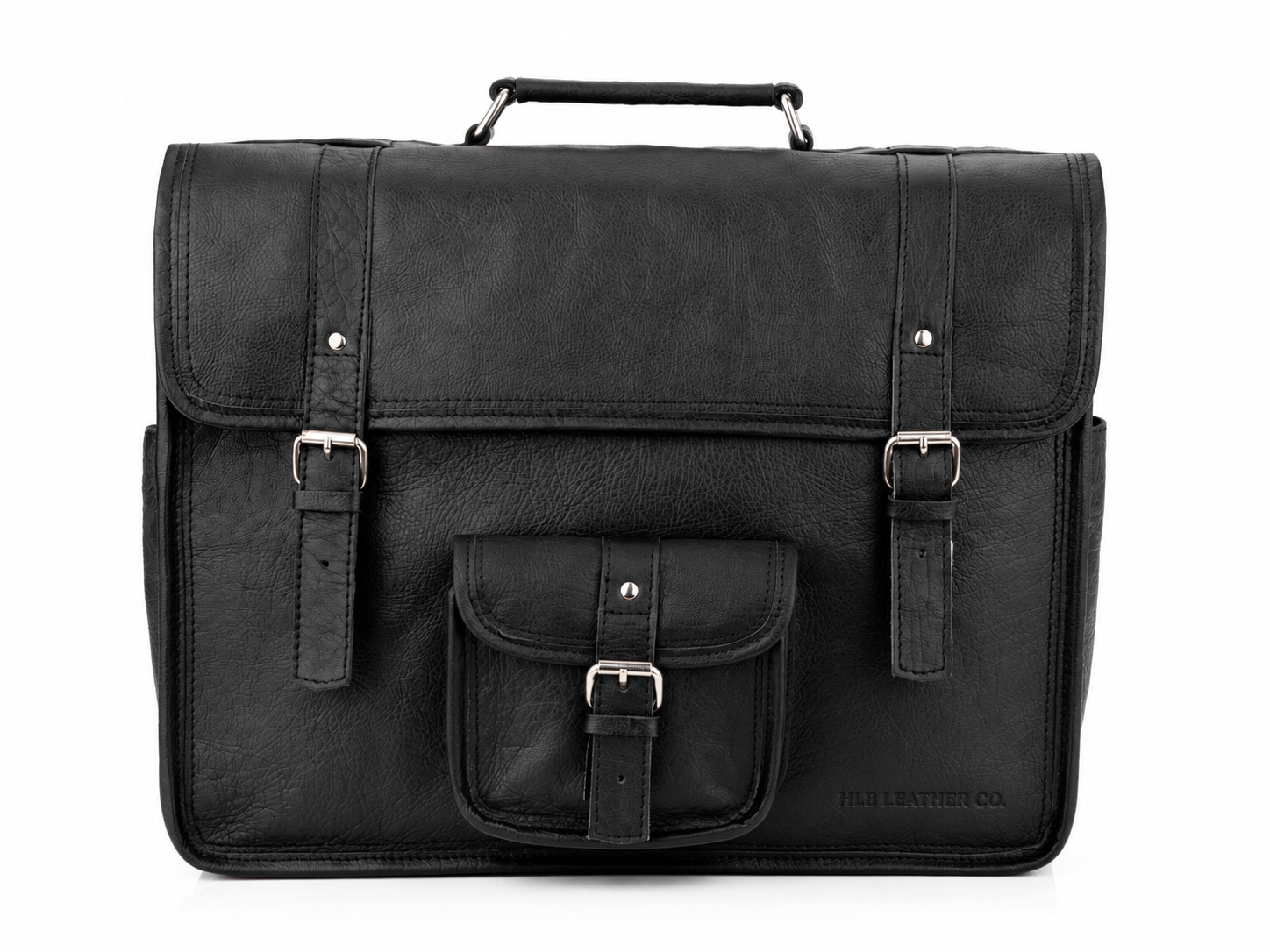 Pilot Black Leather Briefcase