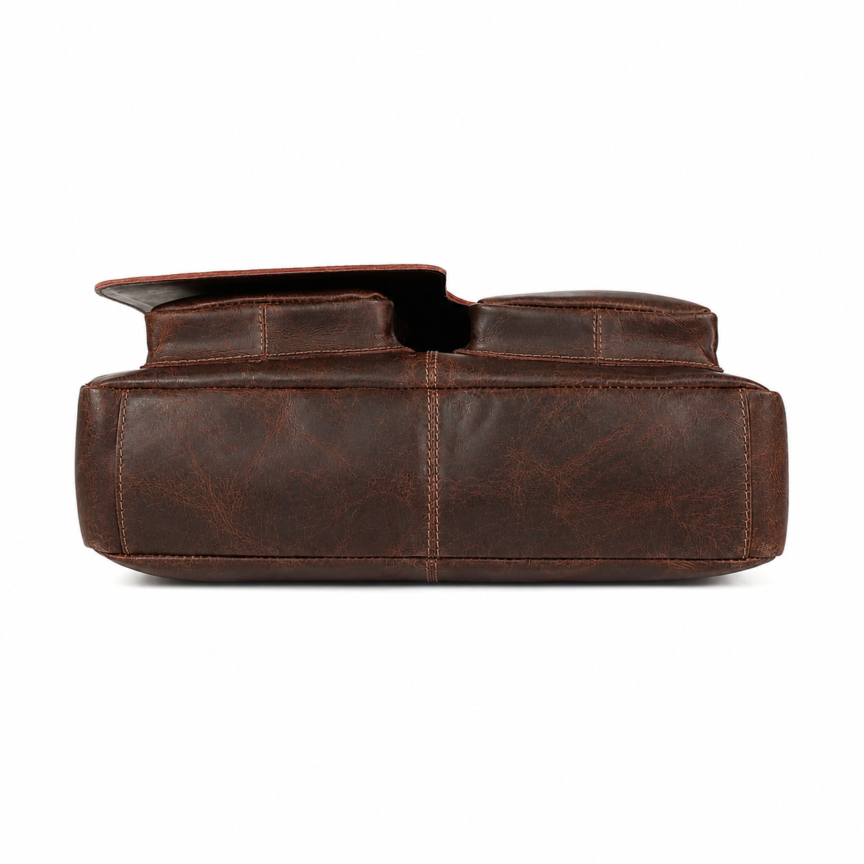 Vintage Buffalo Leather Messenger Bag