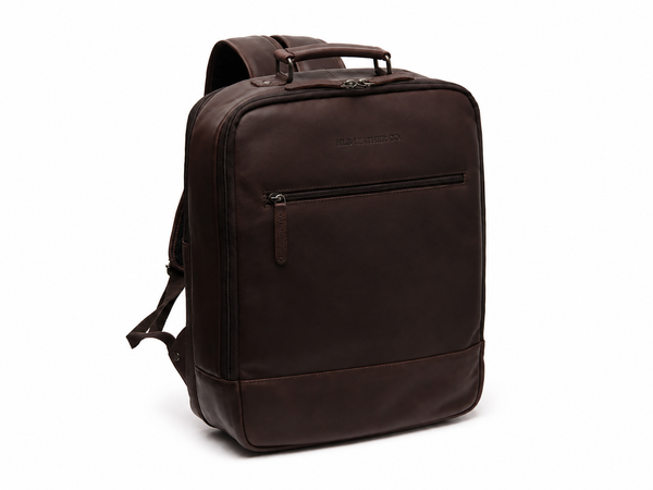 Leather Travel Backpack Brown Jamaica