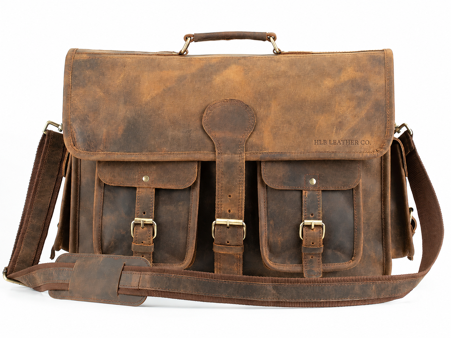 Brooks Buffalo Leather Briefcase