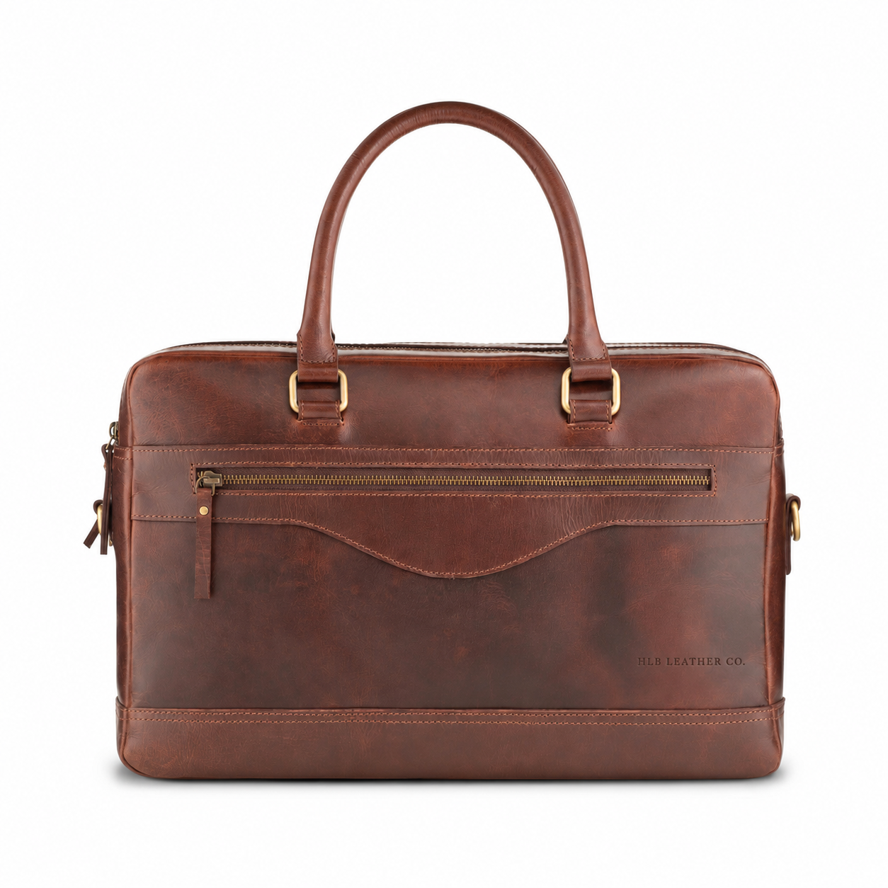 Maple Buffalo Leather Briefcase
