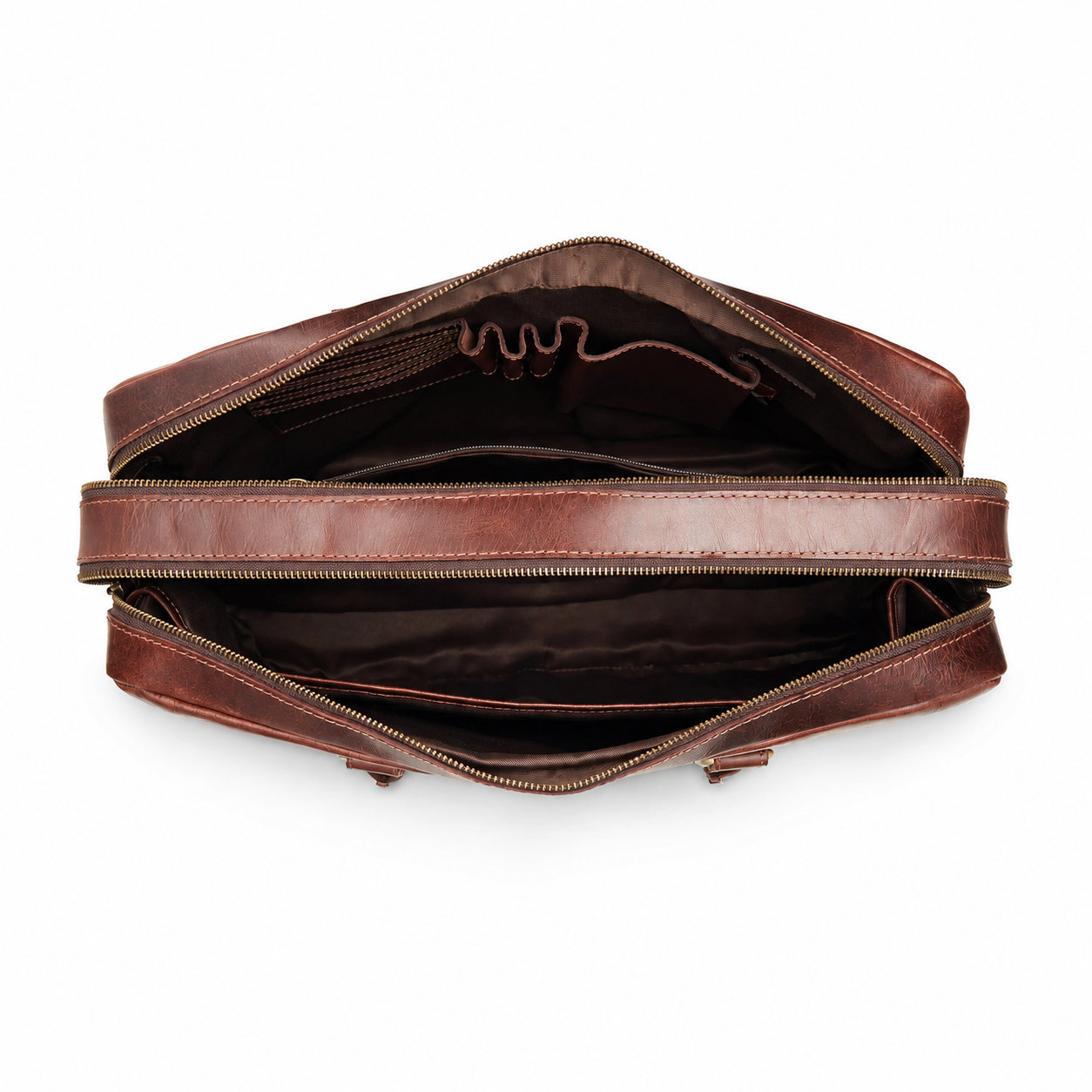 Maple Buffalo Leather Briefcase