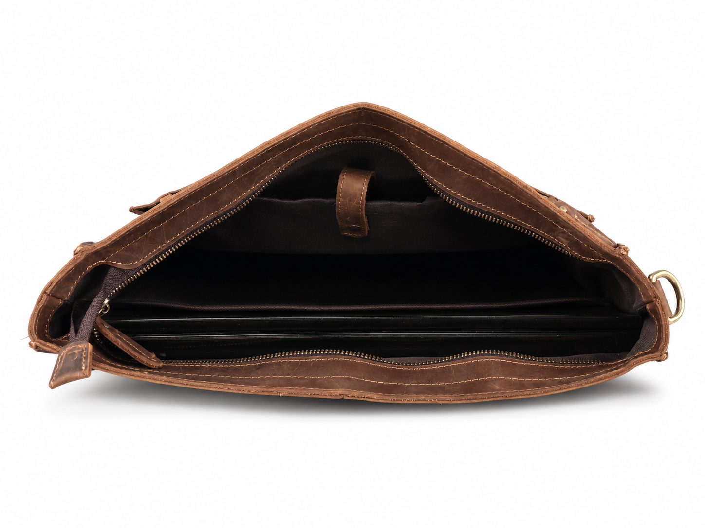 Full-Grain Leather Lawyer Briefcase