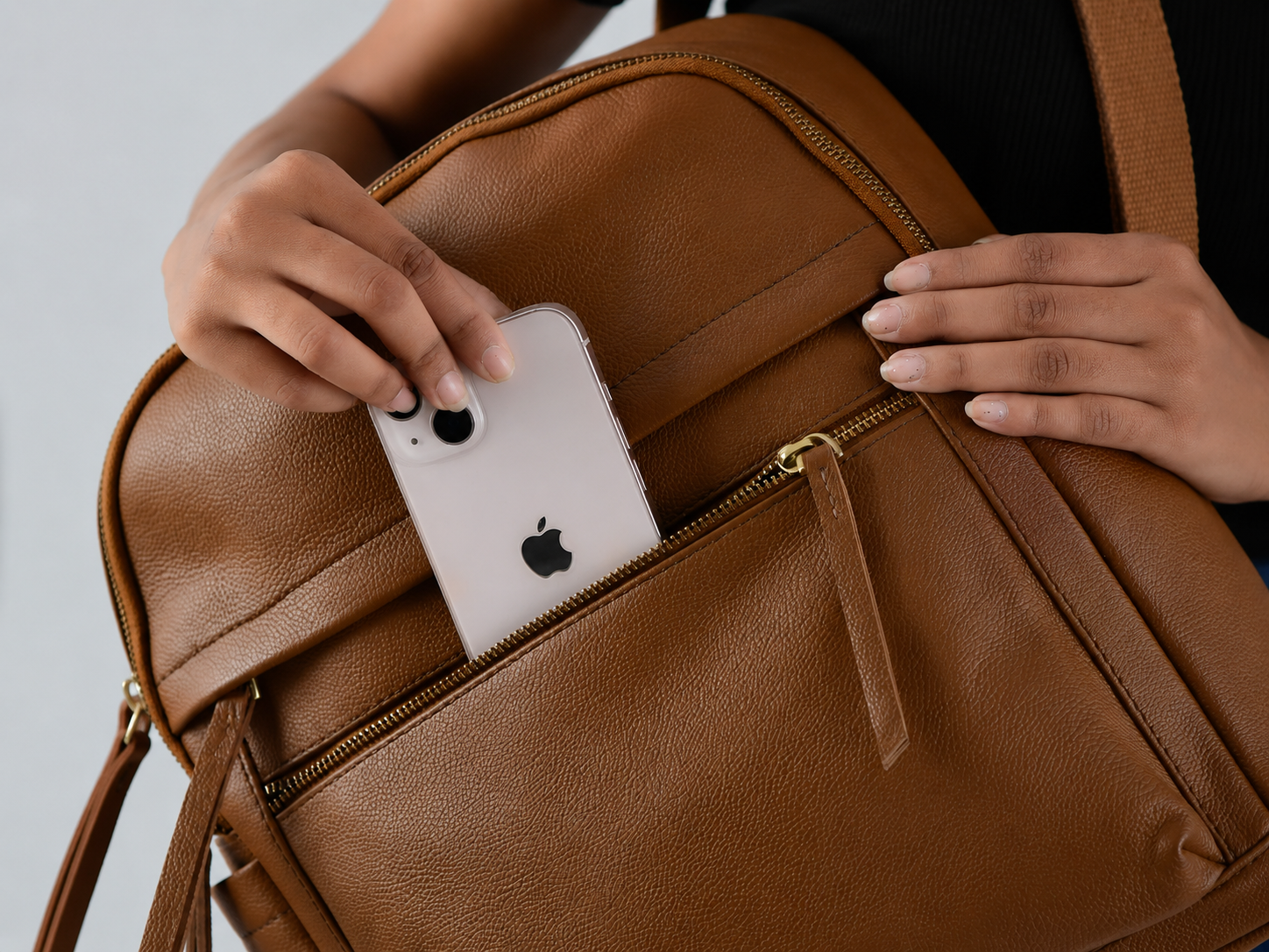 Mini Journey Leather Backpack