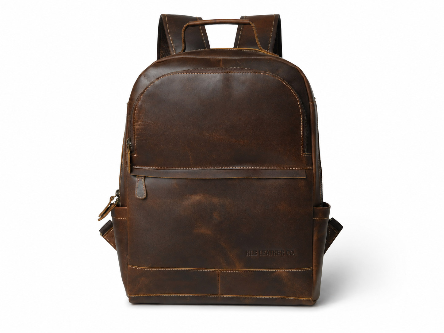 MaheTri Cambridge Unisex Buffalo Leather Backpack