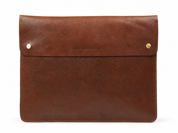 Cognac Brown iPad/Laptop Sleeve 14 Inch