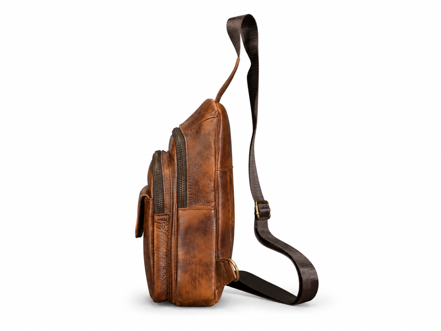 Cove Buffalo Leather Sling Bag
