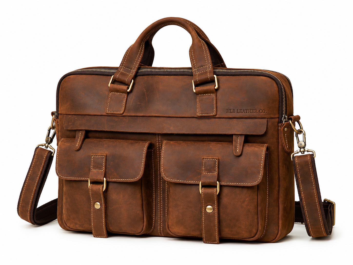 European Style Leather Briefcase
