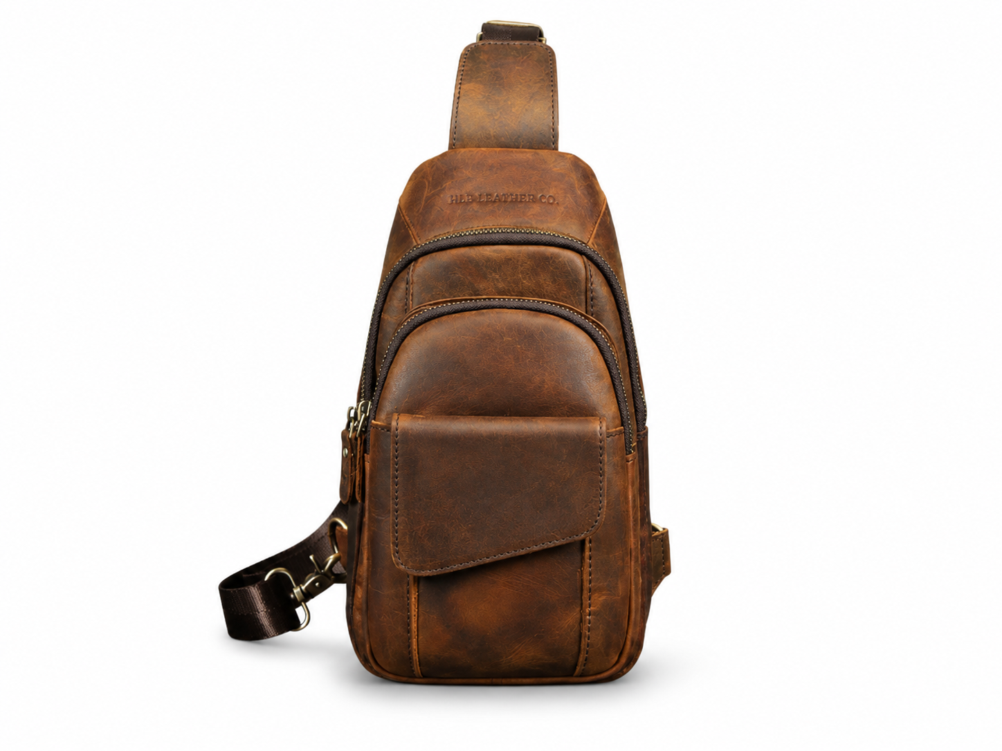Cove Buffalo Leather Sling Bag