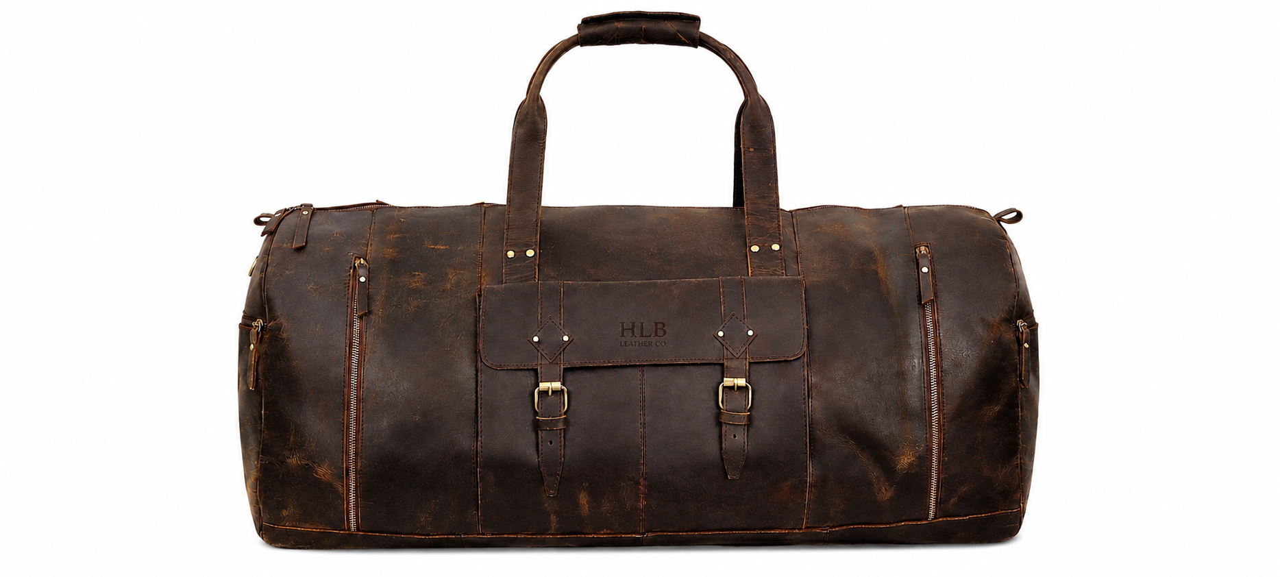 The Endre Weekender | Vintage Leather Duffle Bag