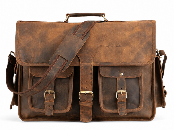 Brooks Buffalo Leather Messenger bag