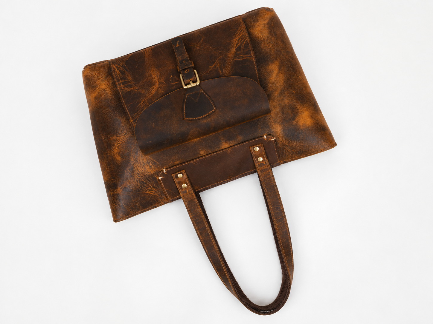 Brittany Travel Tote Bag – Caramel Brown