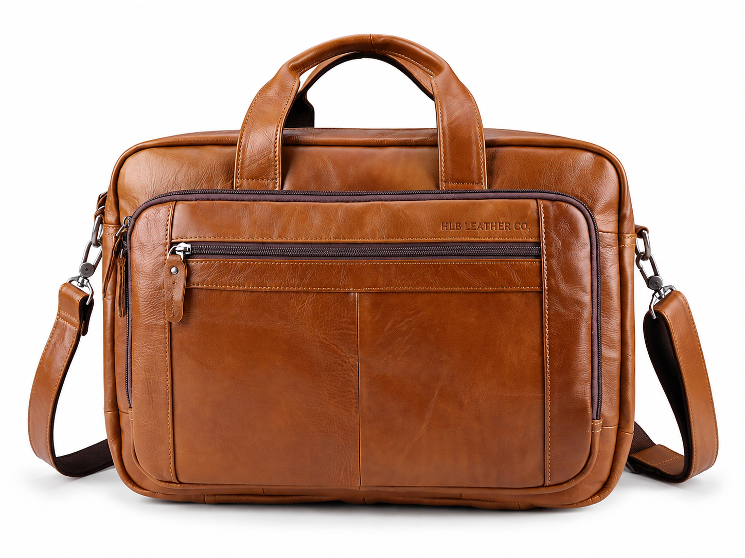 Everyday Leather Briefcase Laptop Bag