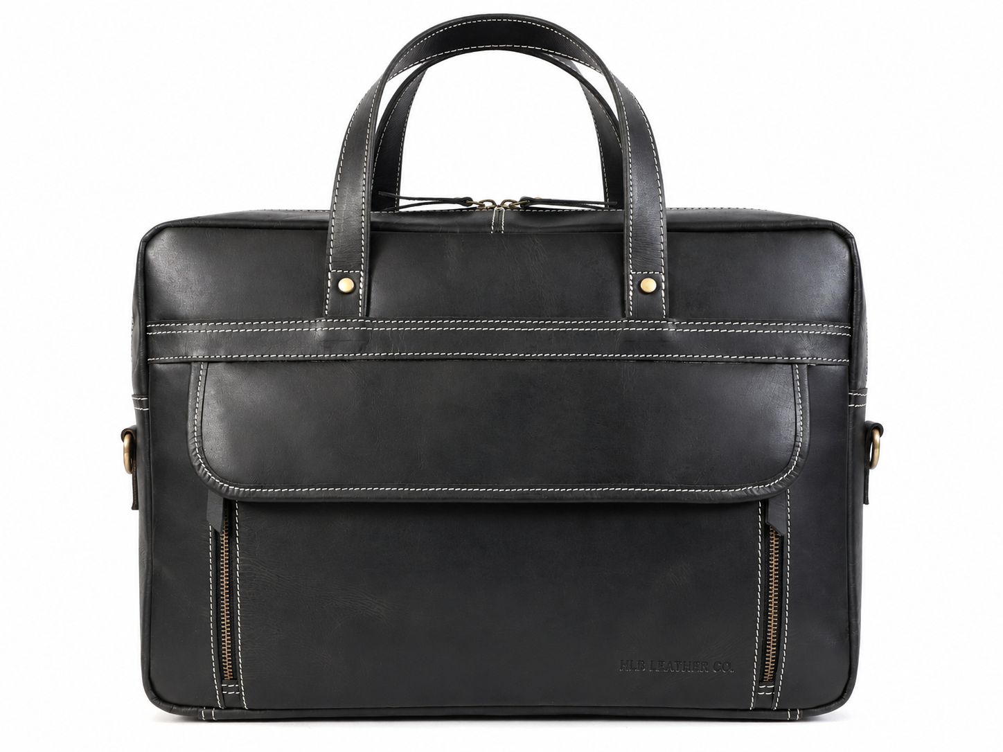 Weston Black Leather Briefcase