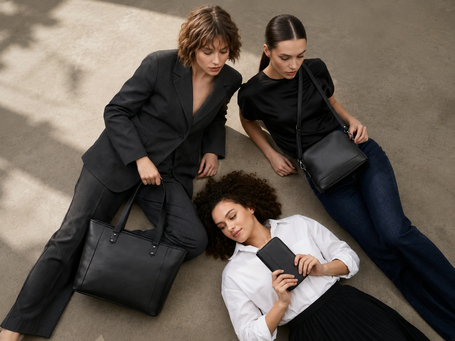 Mieres Travel Tote Bag Combo – Raven Black