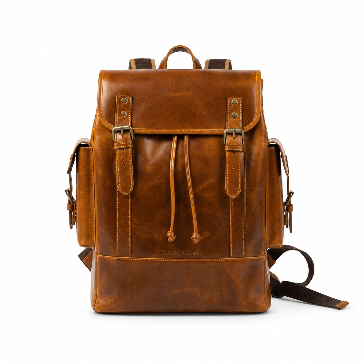 Earthen Leather Laptop Backpack, Luxury Leather