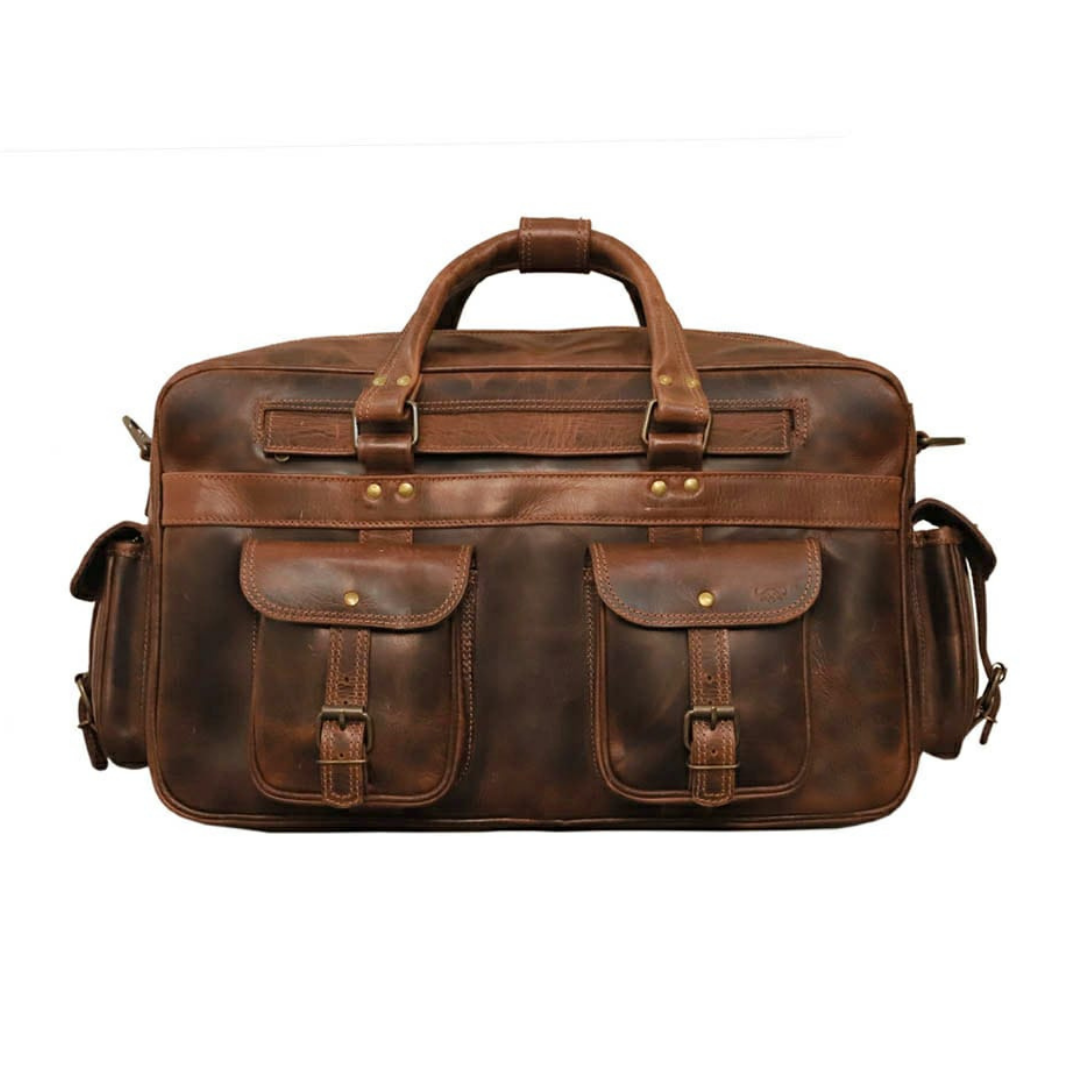 Executive Business Buffalo Leather Briefcase