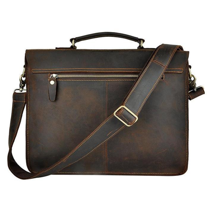 Forrest Buffalo Leather Briefcase for Men