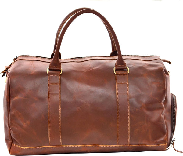 Rich Leather Duffle bag - Stylish and Durable Travel Essential