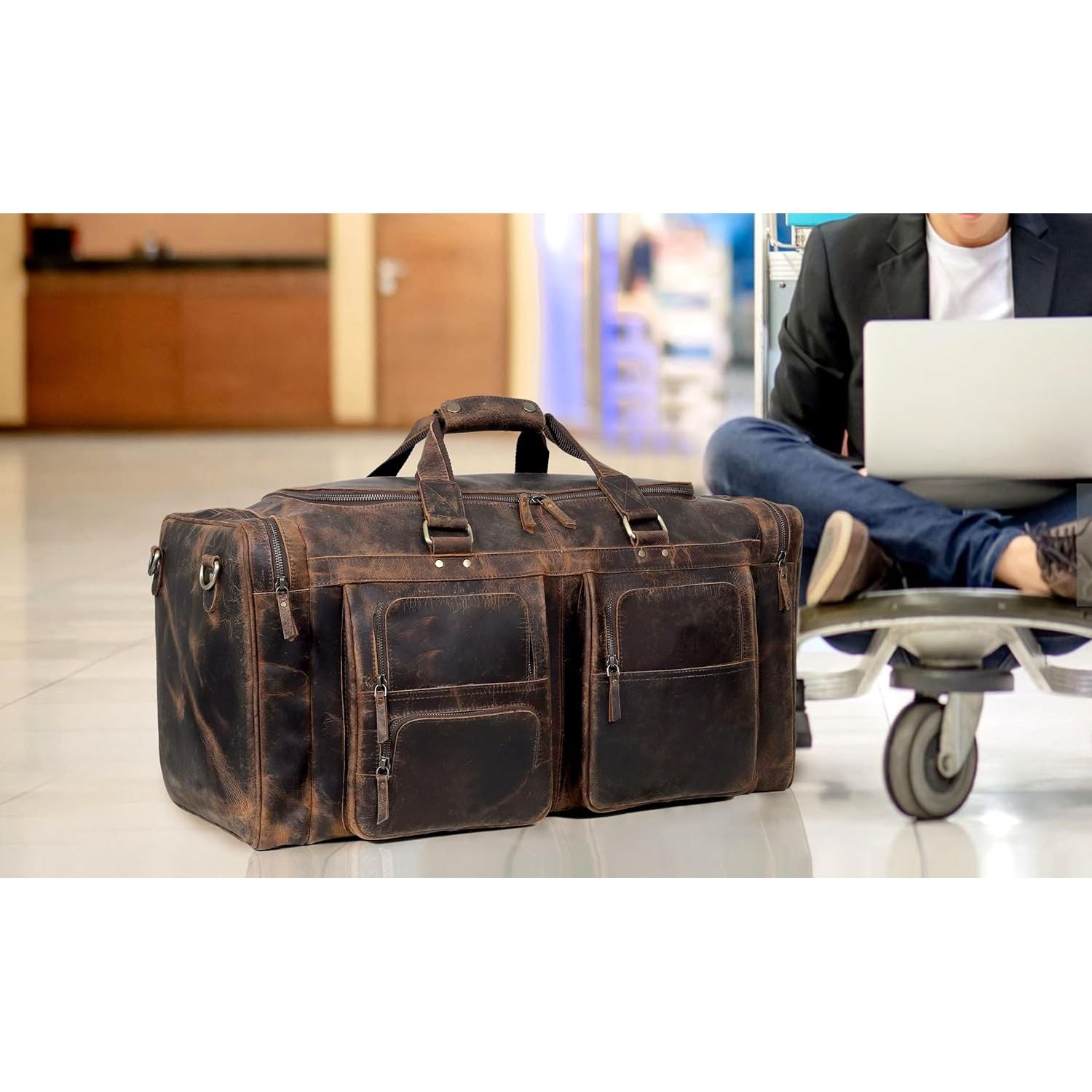 Dakota Legacy Buffalo Duffle Bag