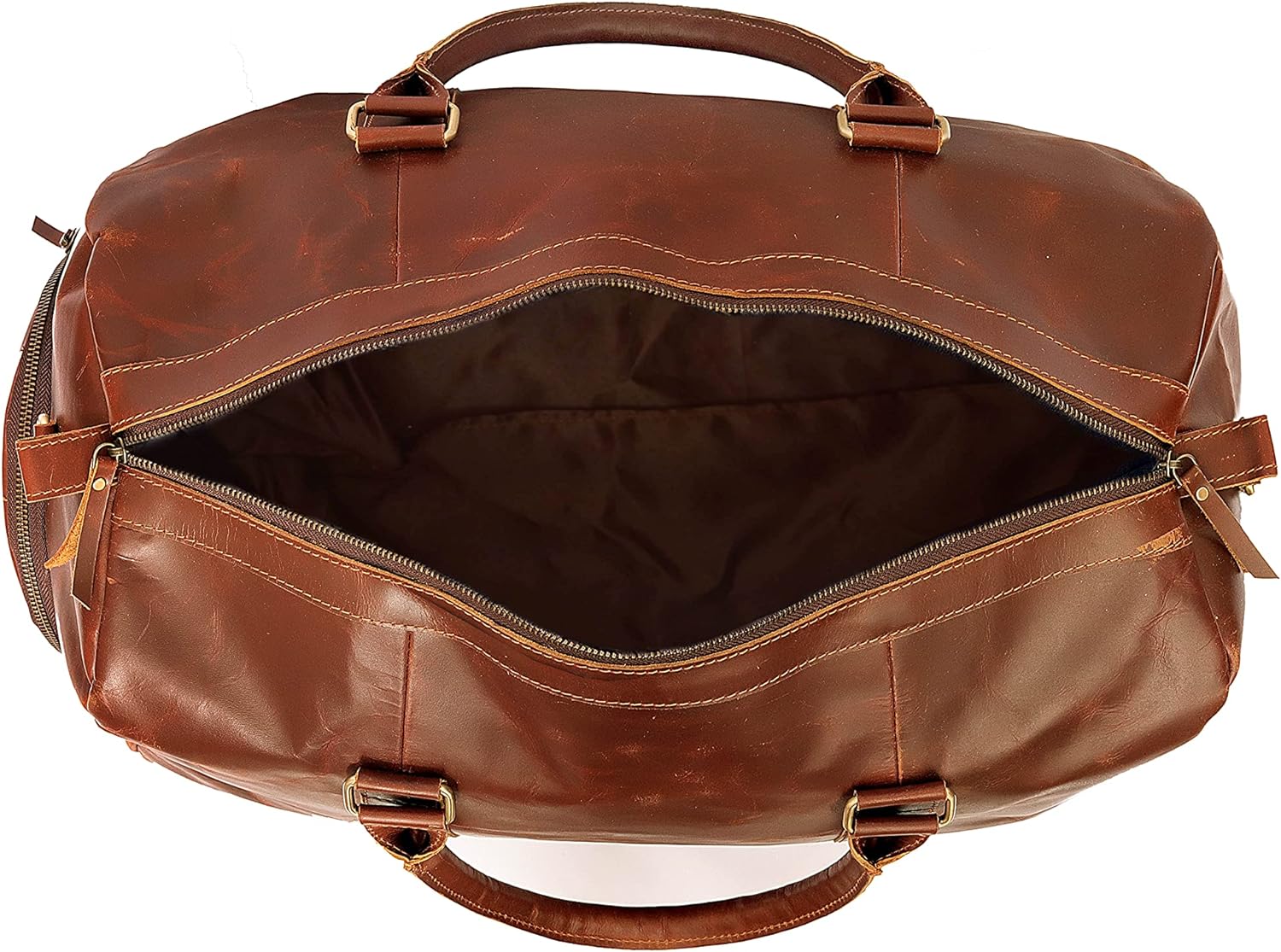 Rich Leather Duffle bag - Stylish and Durable Travel Essential