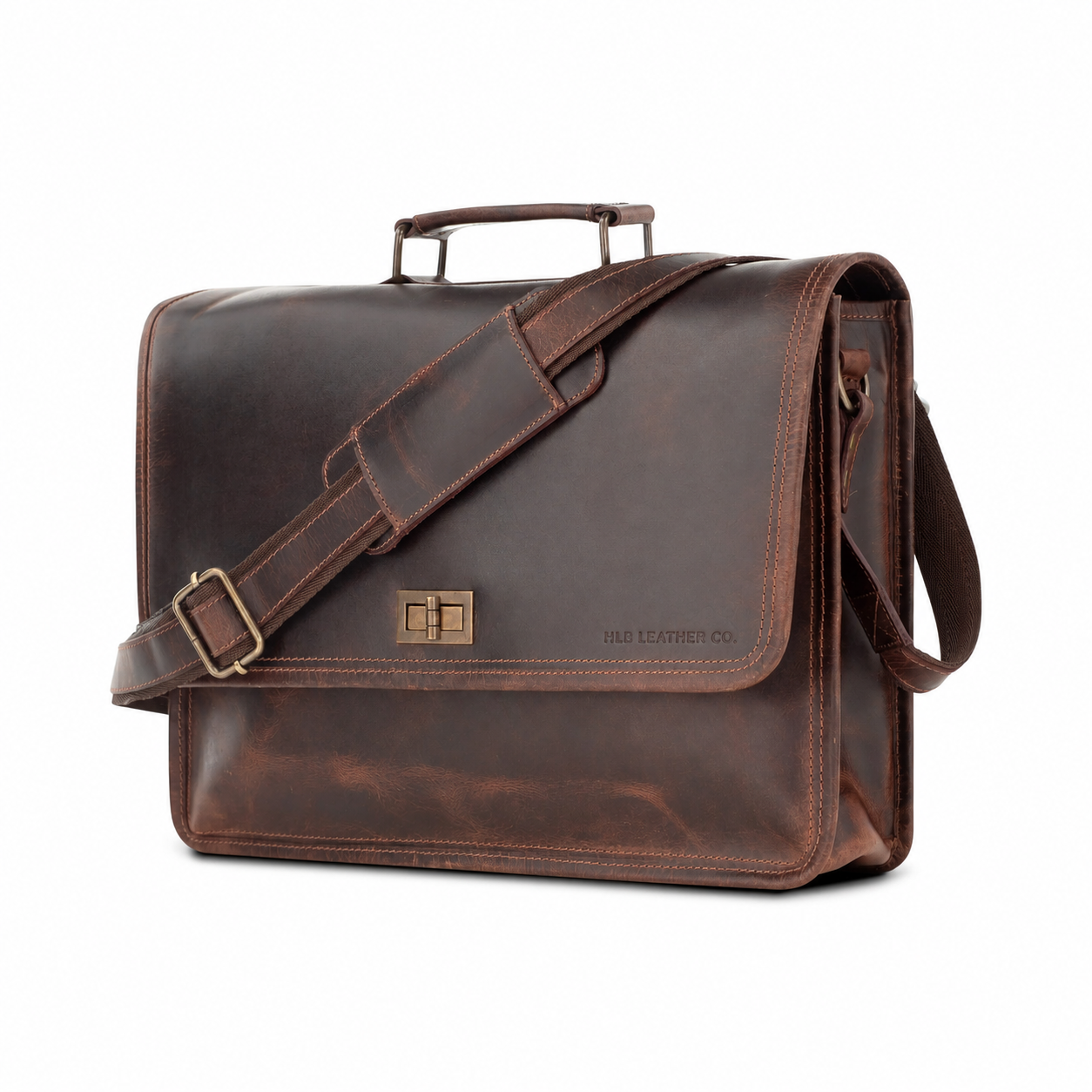 Premium Full-Grain Buffalo Leather Travel & Work Set – Duffel, Messenger Bag & Toiletry Bag